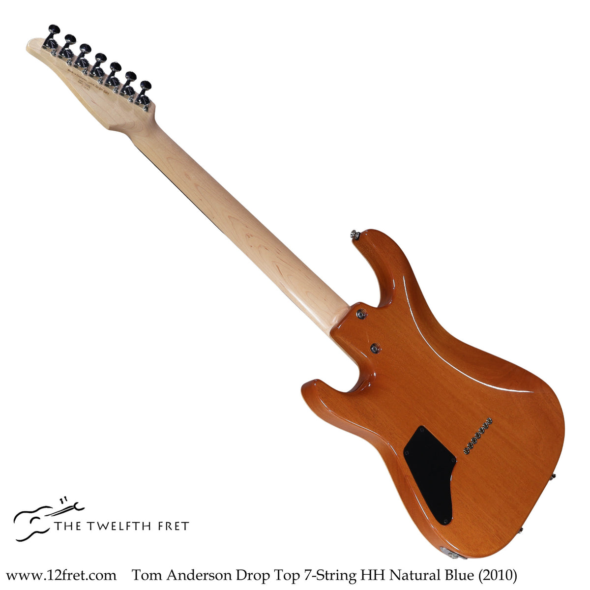 Tom Anderson Drop Top 7-String HH Natural Blue (2010) - The Twelfth Fret