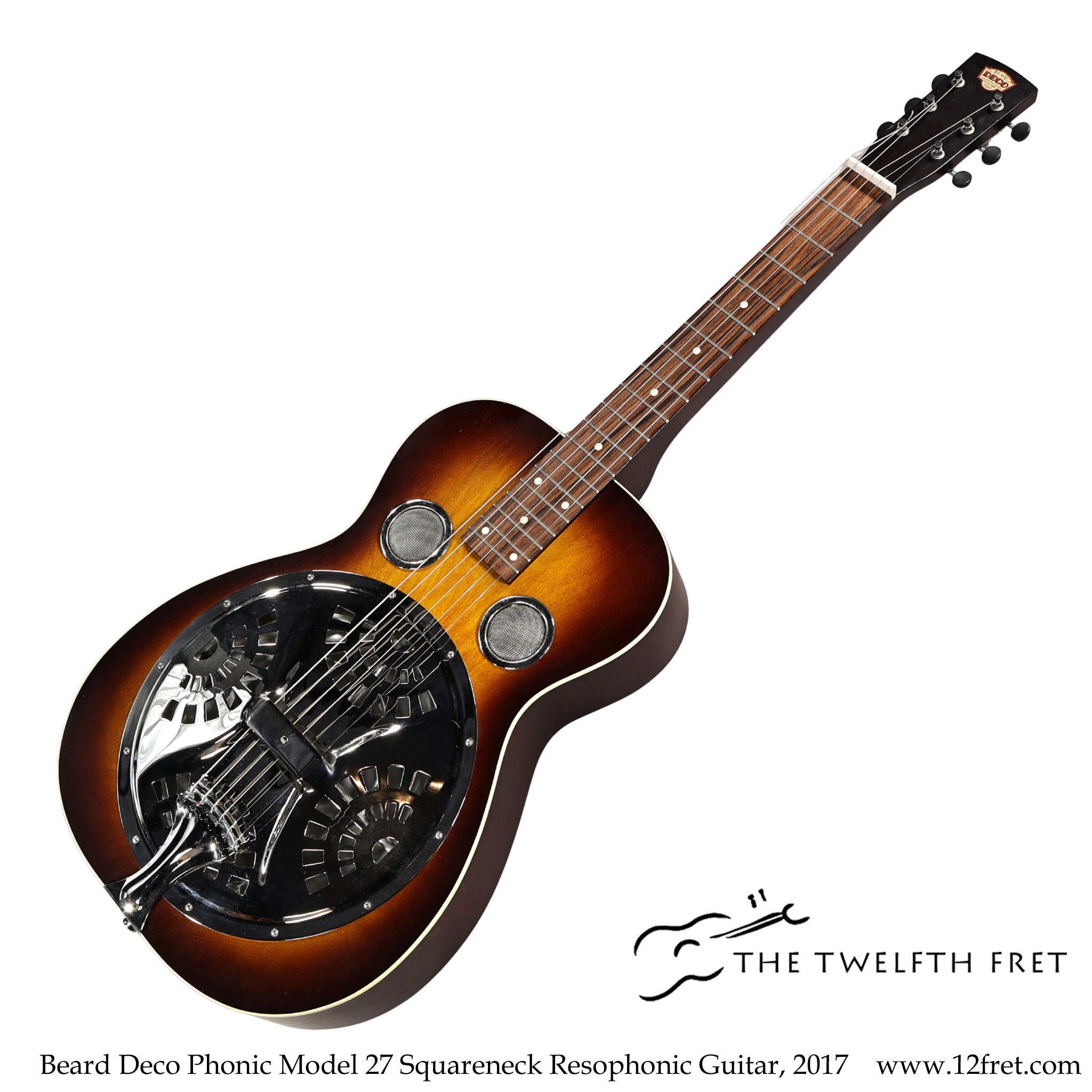 Beard Deco Phonic Model 27 Squareneck Resophonic Guitar, 2017 - The Twelfth Fret