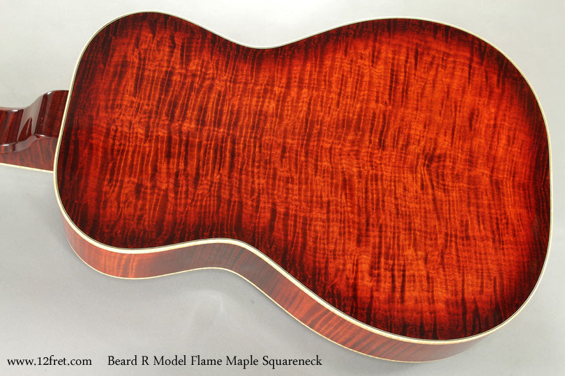 Beard R Model Flame Maple Squareneck Resonator Guitar - The Twelfth Fret