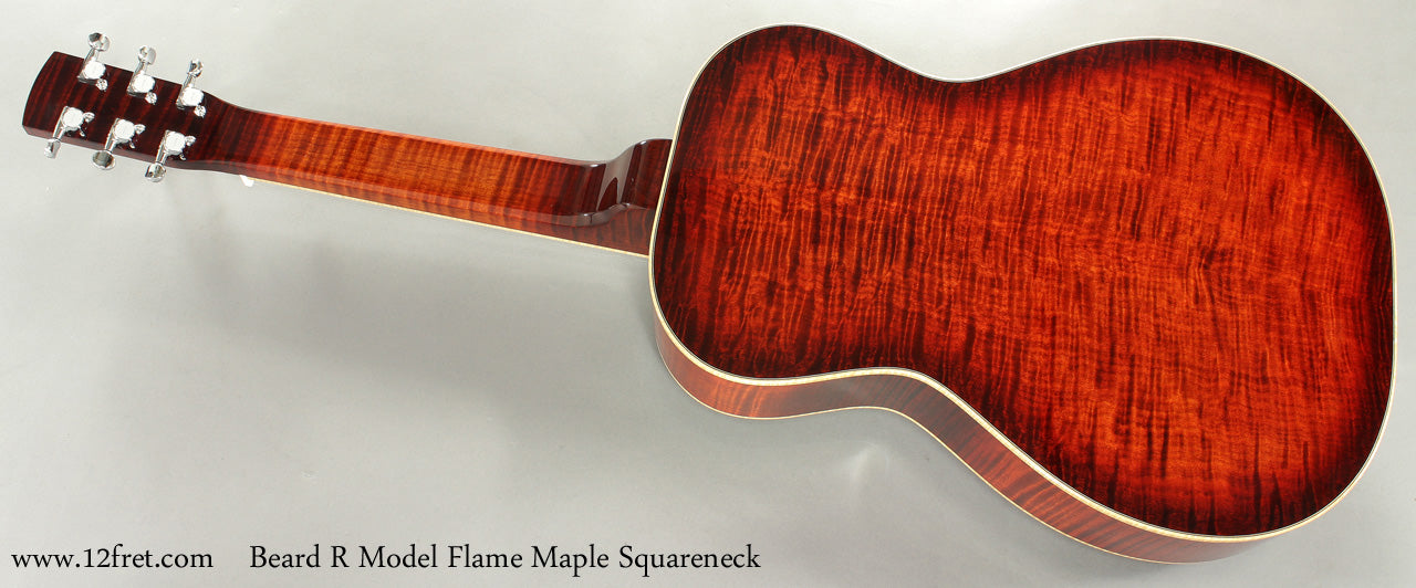 Beard R Model Flame Maple Squareneck Resonator Guitar - The Twelfth Fret