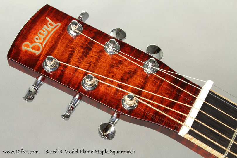 Beard R Model Flame Maple Squareneck Resonator Guitar - The Twelfth Fret