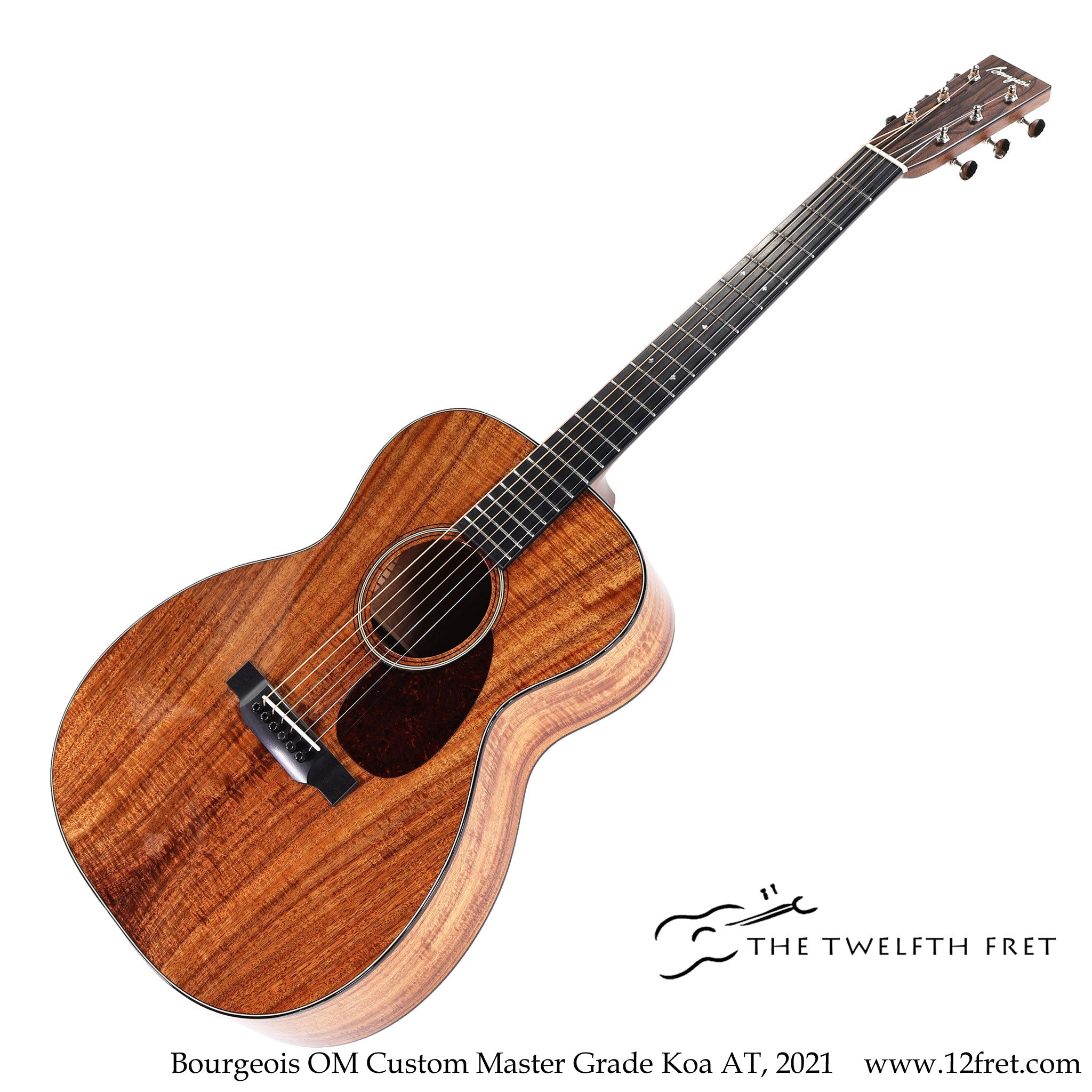 Bourgeois OM Custom Master Grade Koa AT, 2021  - The Twelfth Fret