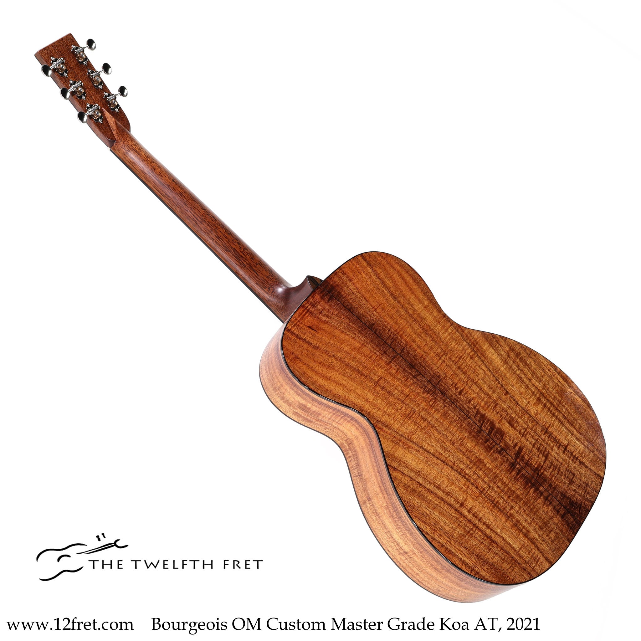 Bourgeois OM Custom Master Grade Koa AT, 2021  - The Twelfth Fret