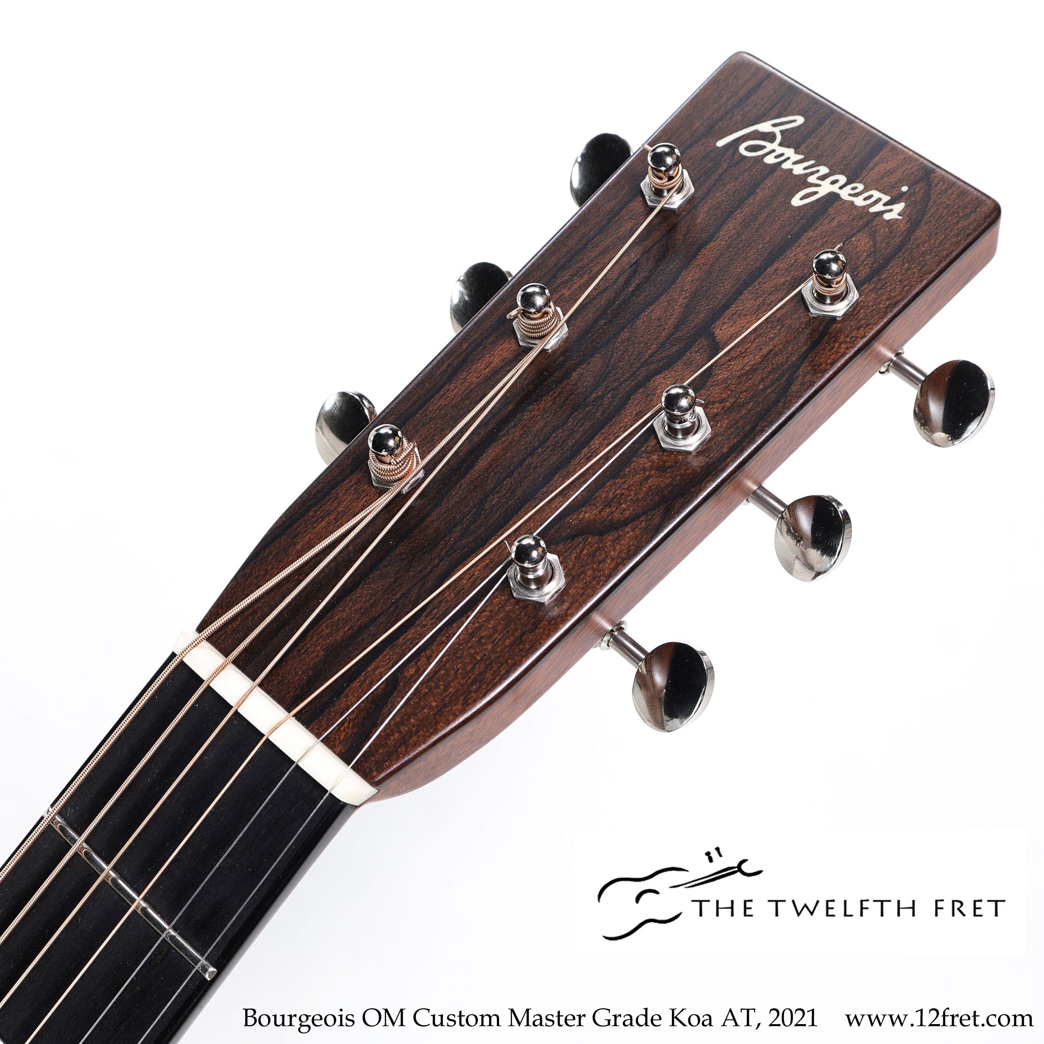 Bourgeois OM Custom Master Grade Koa AT, 2021  - The Twelfth Fret