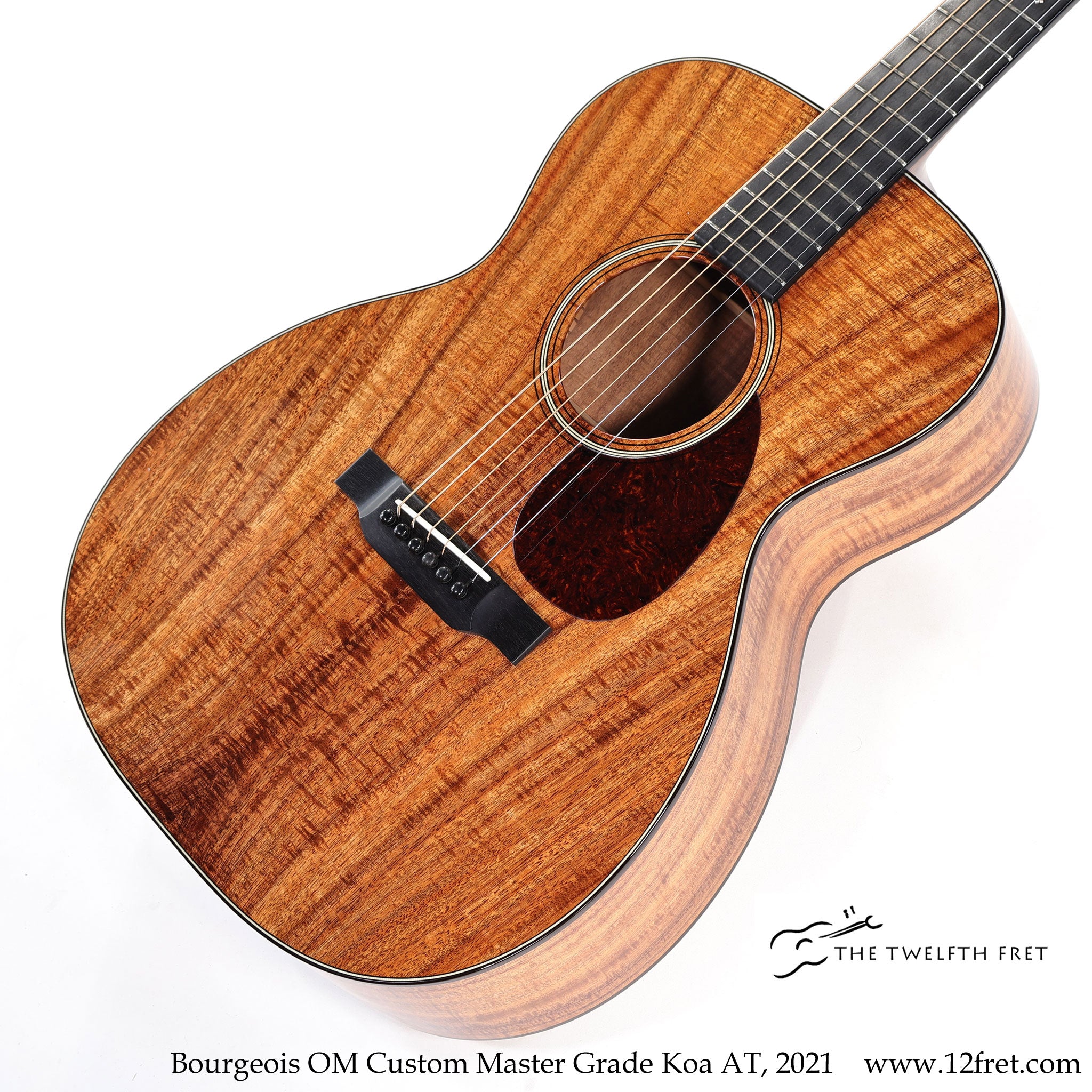 Bourgeois OM Custom Master Grade Koa AT, 2021  - The Twelfth Fret