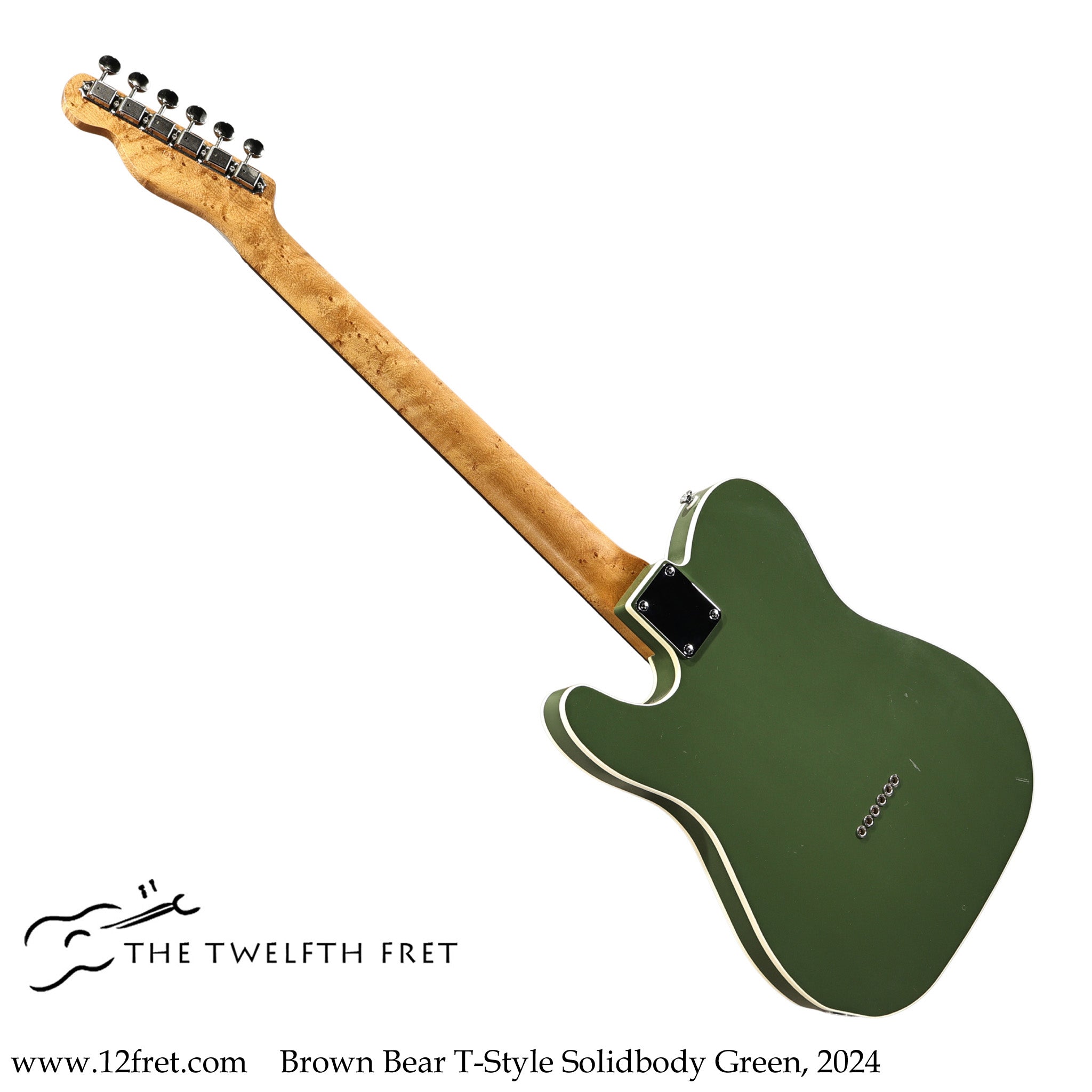 Brown Bear T-Style Solidbody Green, 2024 - The Twelfth Fret