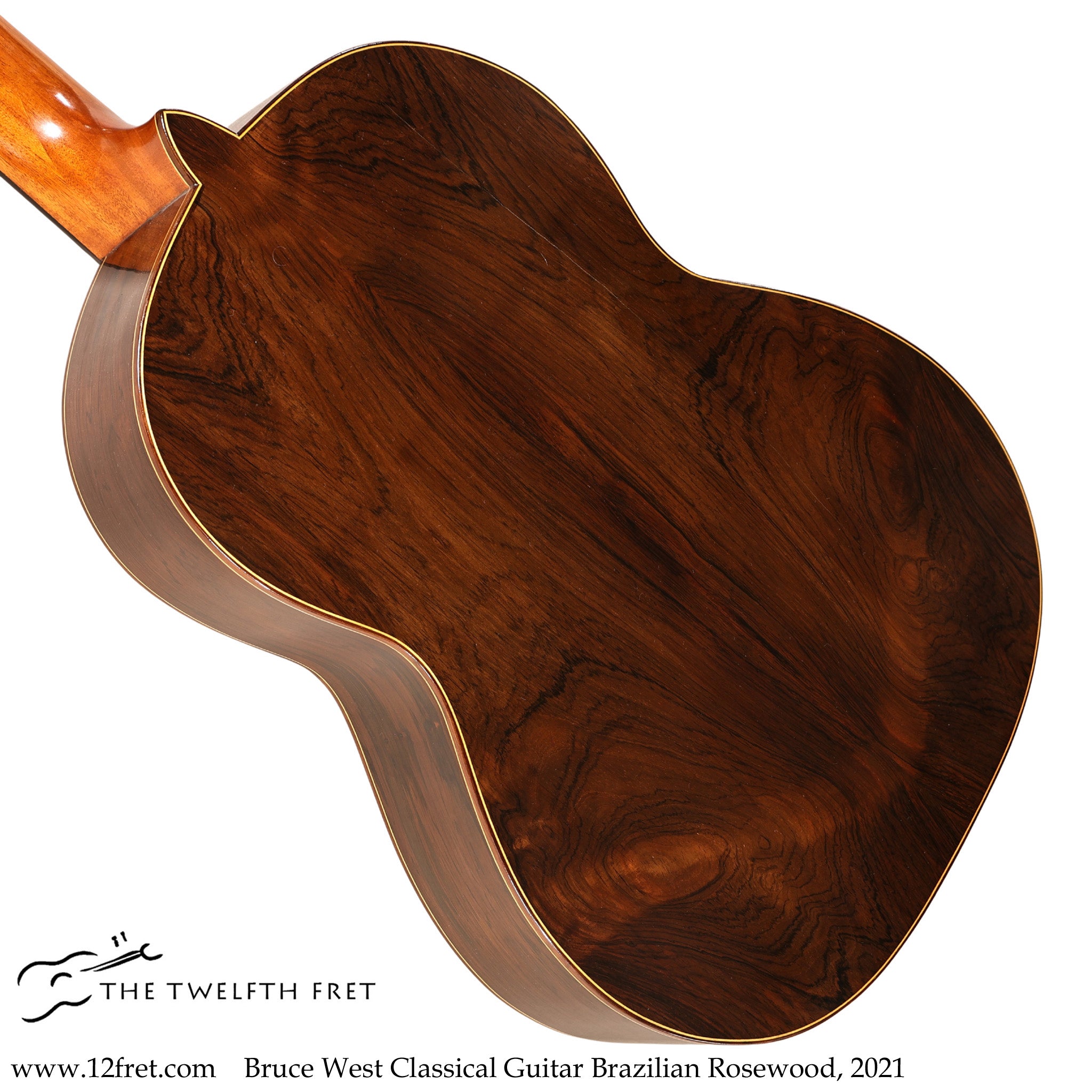 Bruce West Classical Guitar Brazilian Rosewood, 2021 - The Twelfth Fret