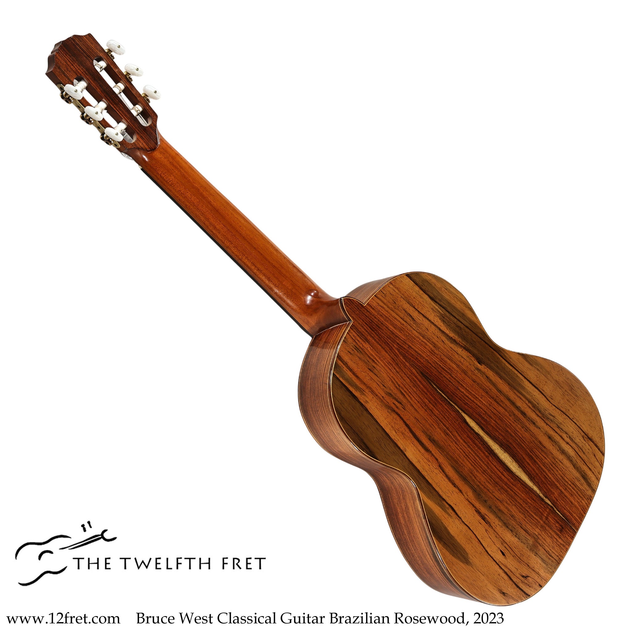 Bruce West Classical Guitar Brazilian Rosewood, 2023 - The Twelfth Fret
