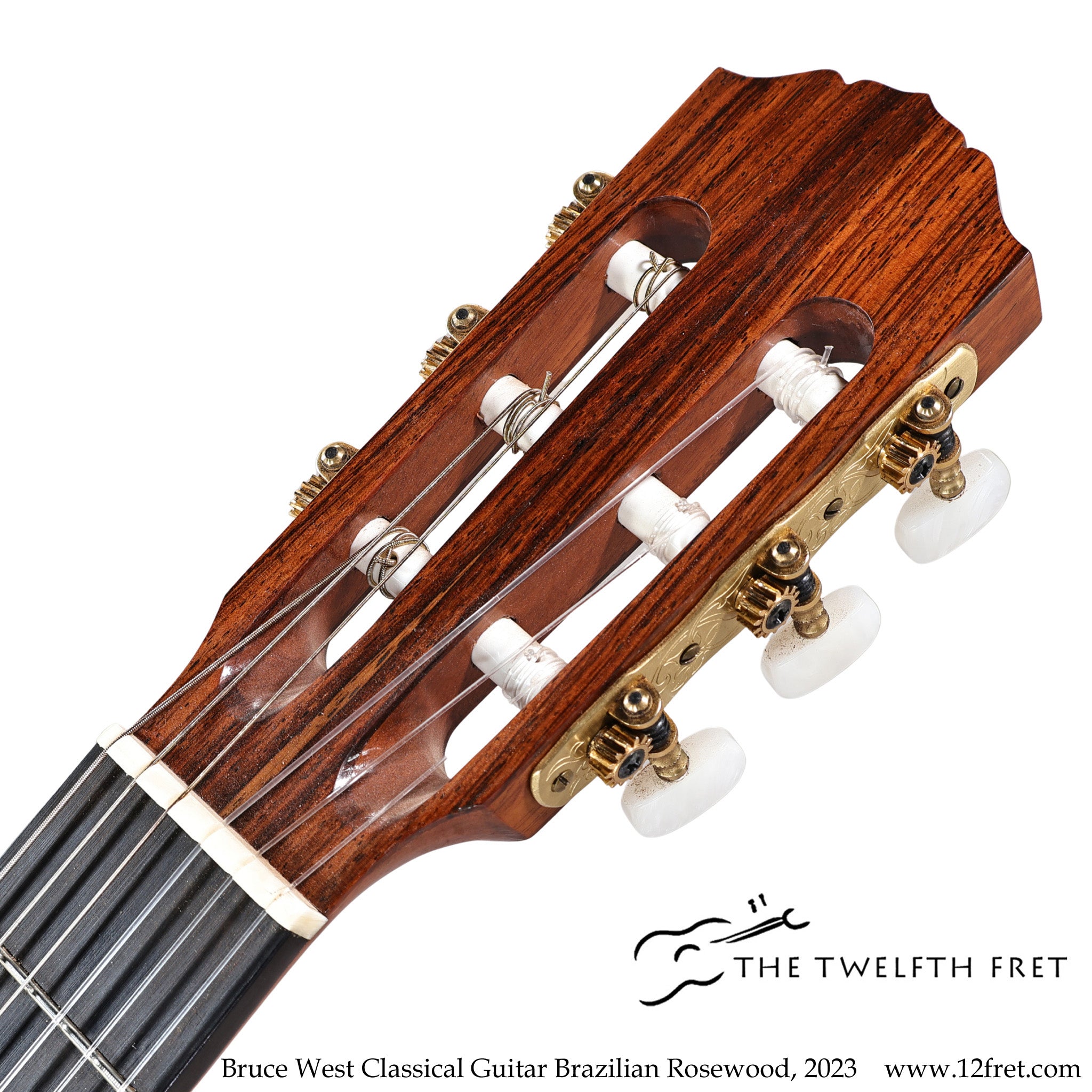 Bruce West Classical Guitar Brazilian Rosewood, 2023 - The Twelfth Fret