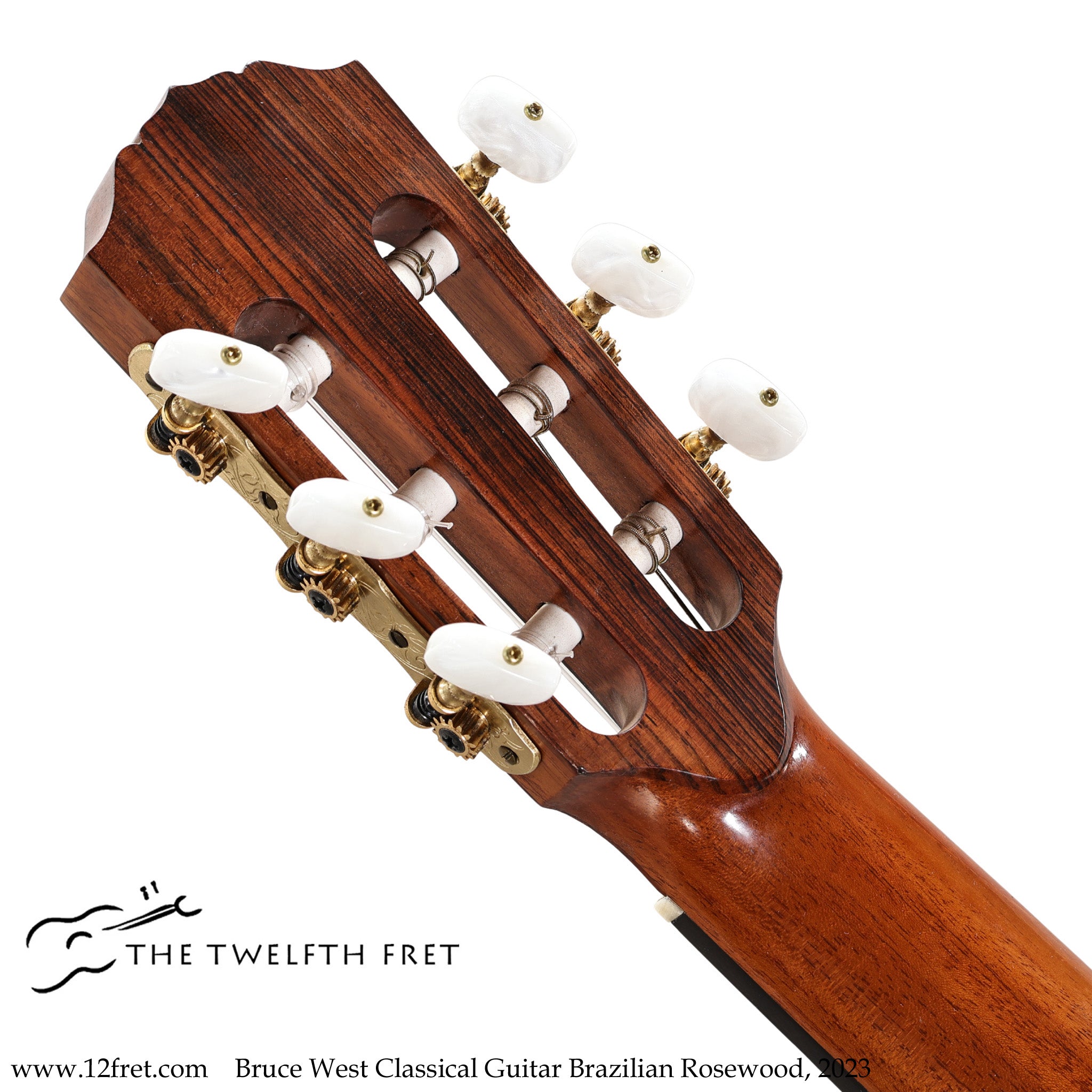 Bruce West Classical Guitar Brazilian Rosewood, 2023 - The Twelfth Fret