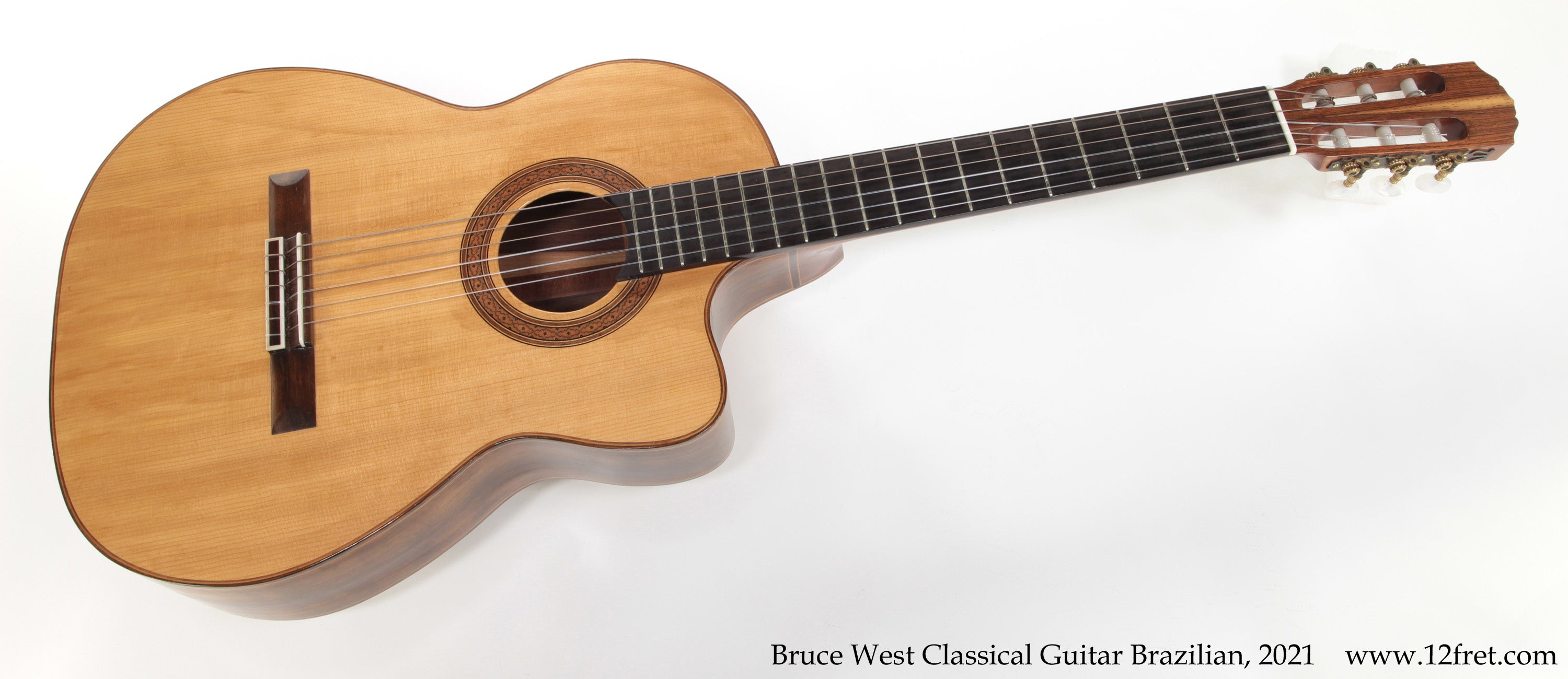 Bruce West Cutaway Classical Guitar Brazilian, 2016 - The Twelfth Fret