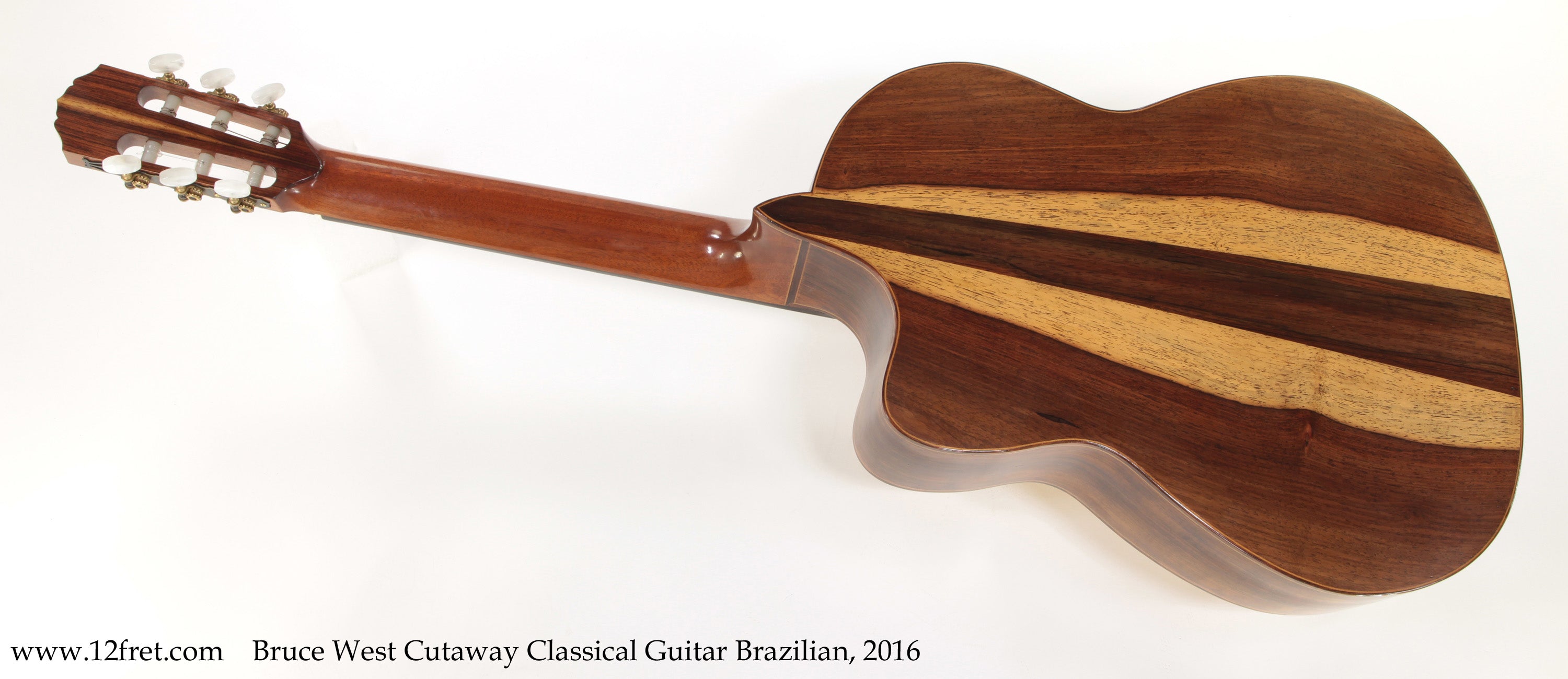 Bruce West Cutaway Classical Guitar Brazilian, 2016  - The Twelfth Fret