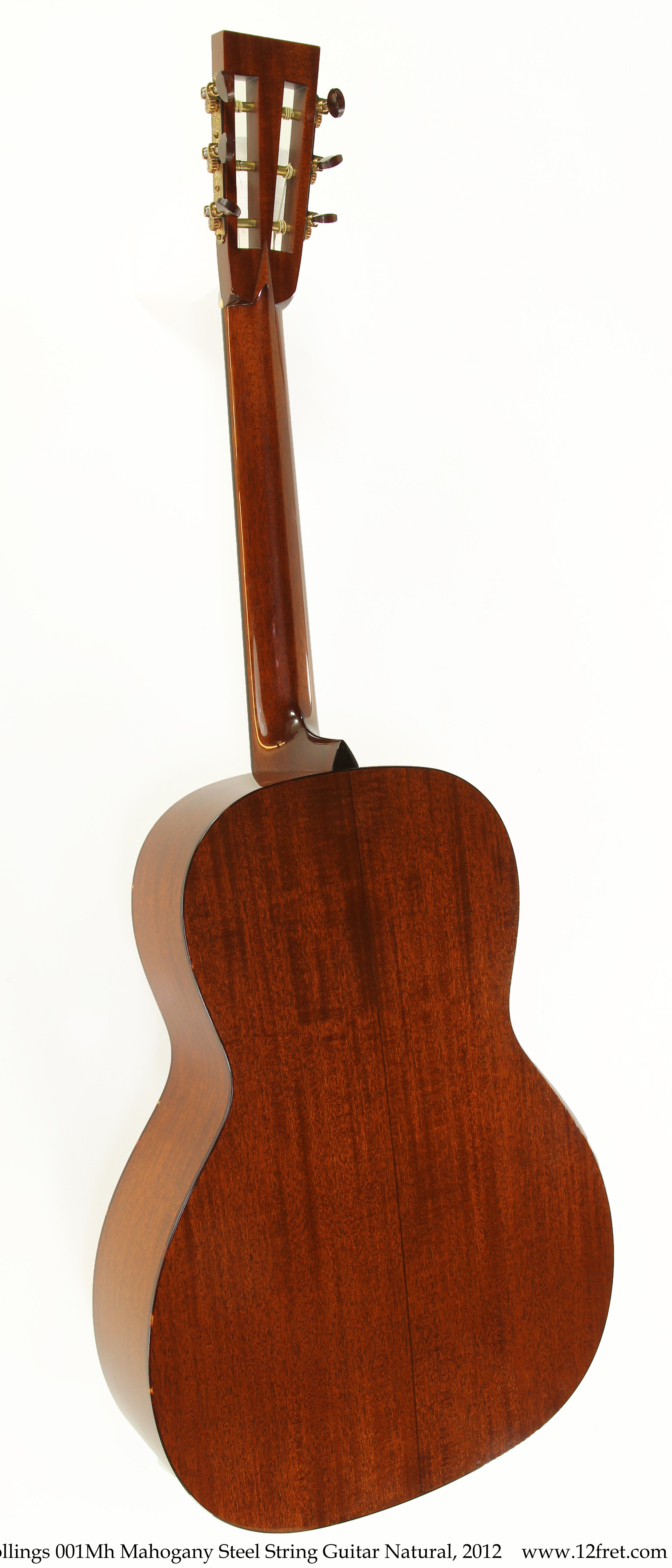 Collings 001Mh Mahogany Steel String Guitar Natural, 2012  - The Twelfth Fret