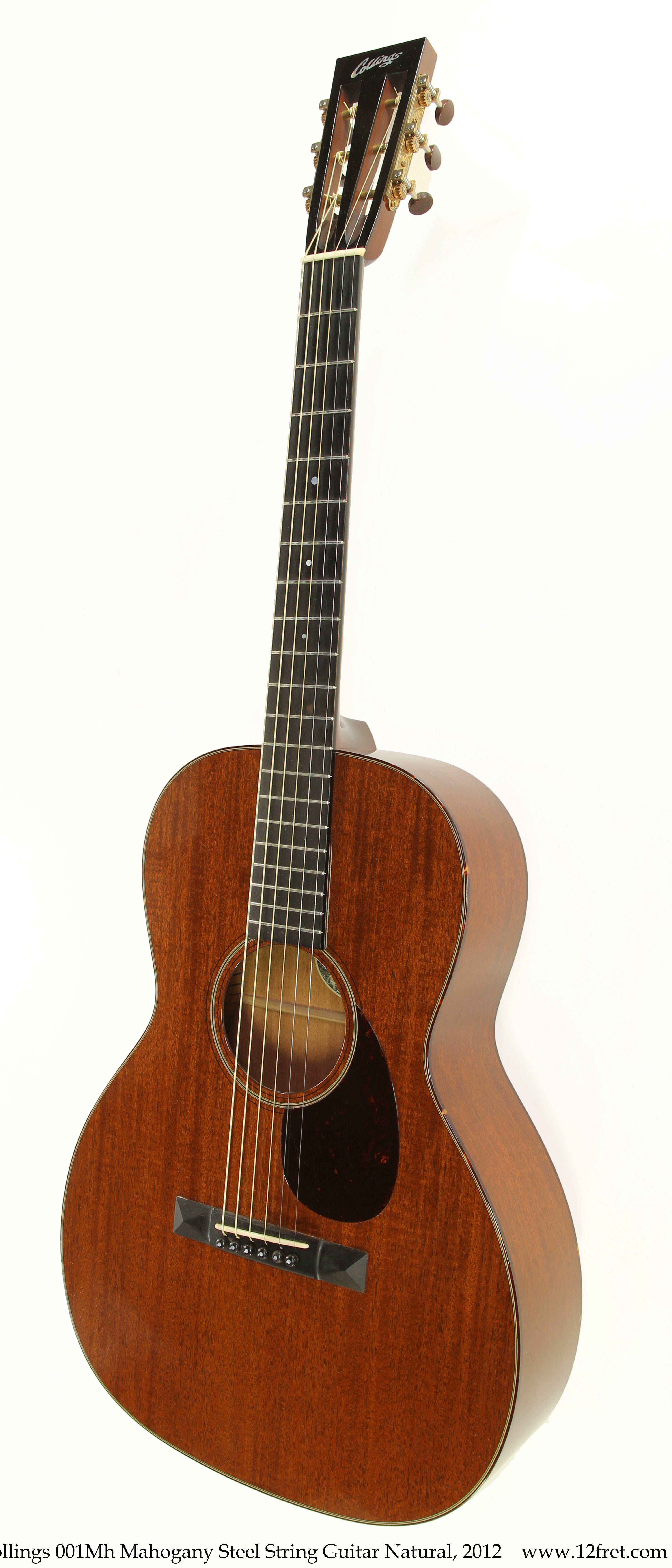Collings 001Mh Mahogany Steel String Guitar Natural, 2012  - The Twelfth Fret