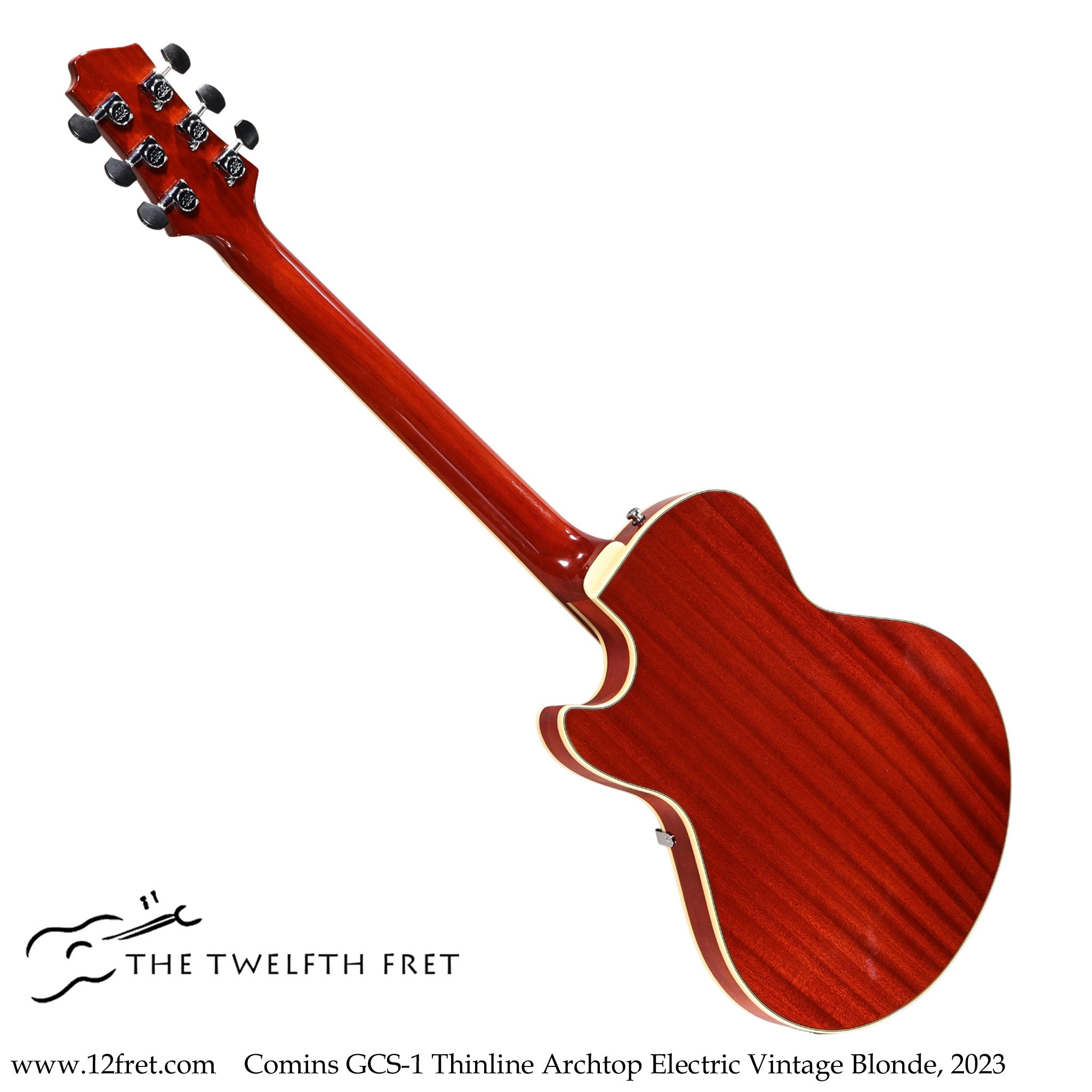 Comins GCS-1 Thinline Archtop Electric Vintage Blonde, 2023 - The Twelfth Fret