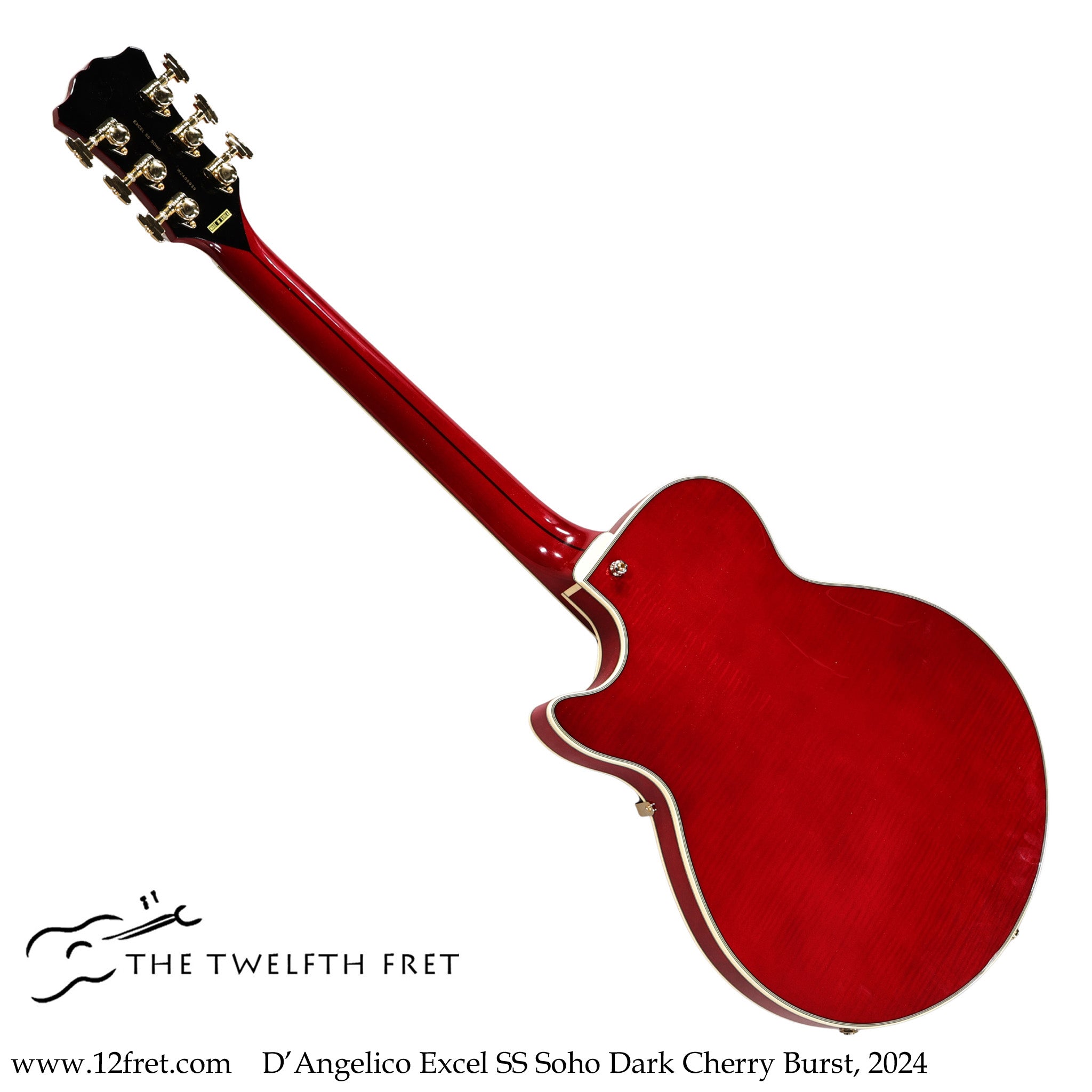 D'Angelico Excel SS Soho Dark Cherry Burst, 2024 - The Twelfth Fret