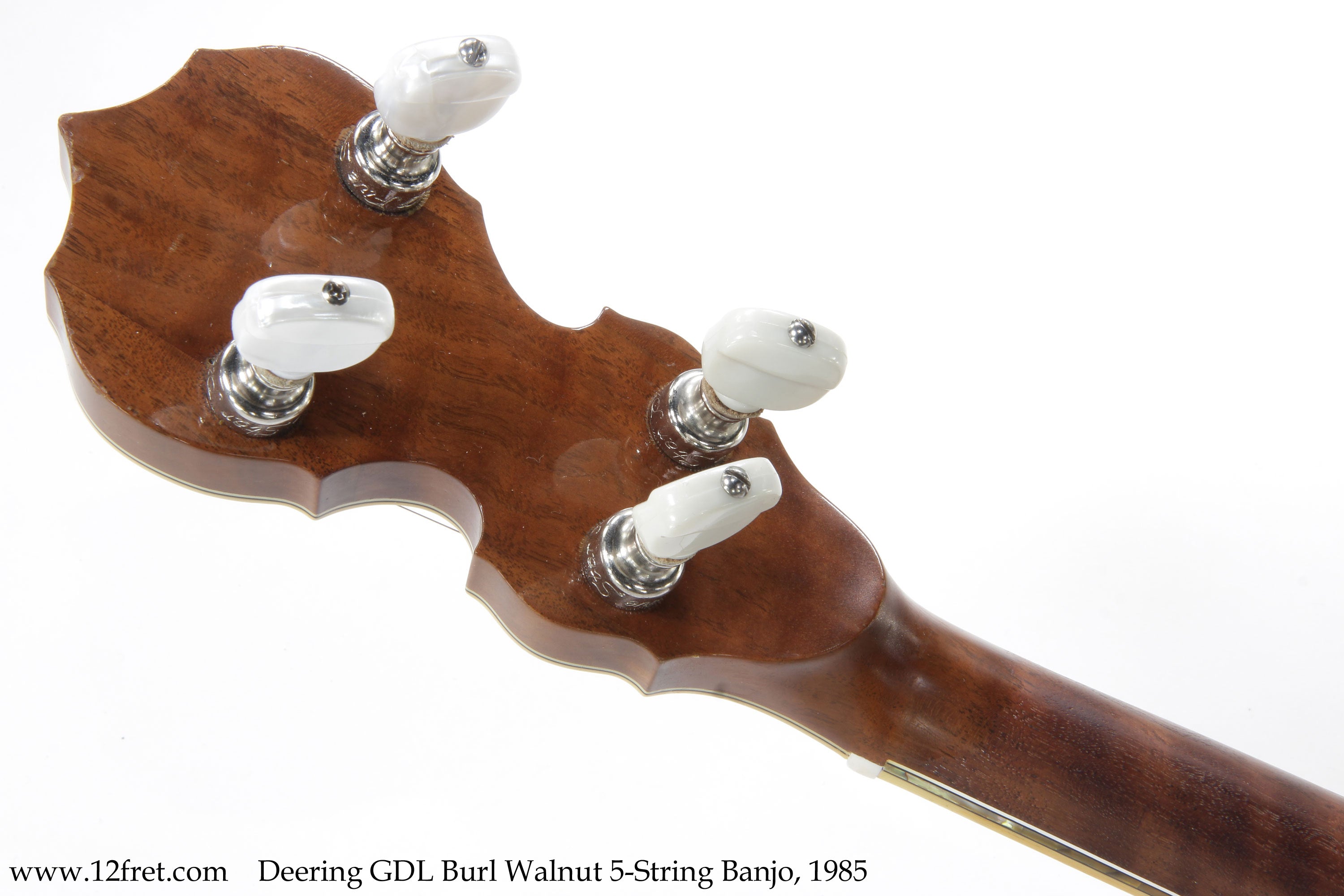 Deering GDL Burl Walnut 5-String Banjo, 1985 - The Twelfth Fret