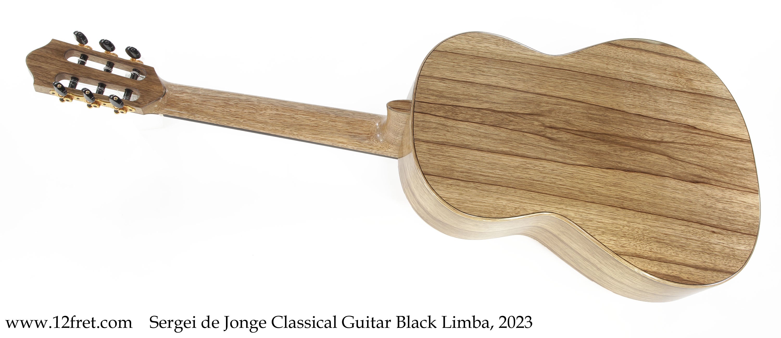 Sergei de Jonge Classical Guitar Black Limba, 2023 - The Twelfth Fret