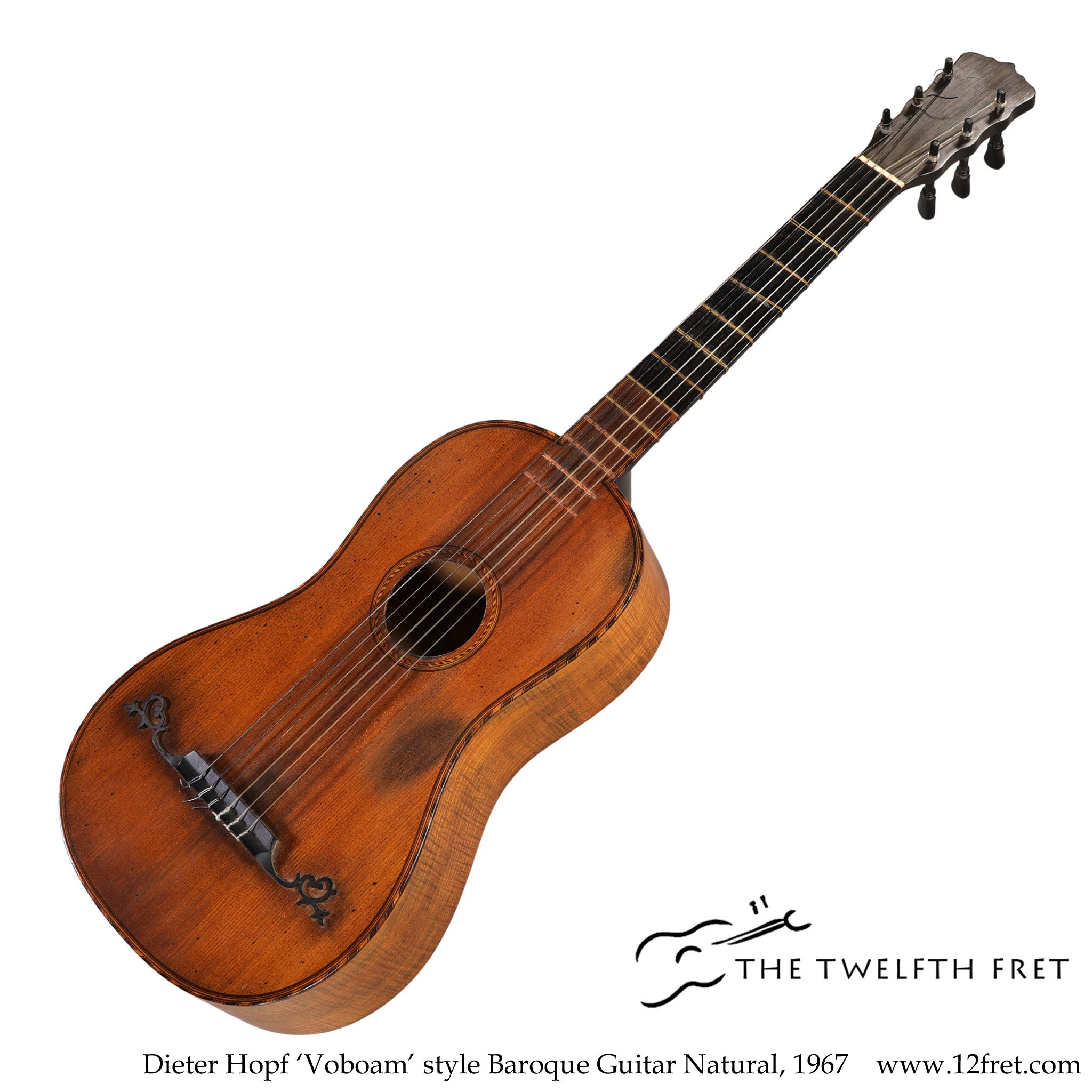 Dieter Hopf 'Voboam' style Baroque Guitar Natural, 1967 - The Twelfth Fret