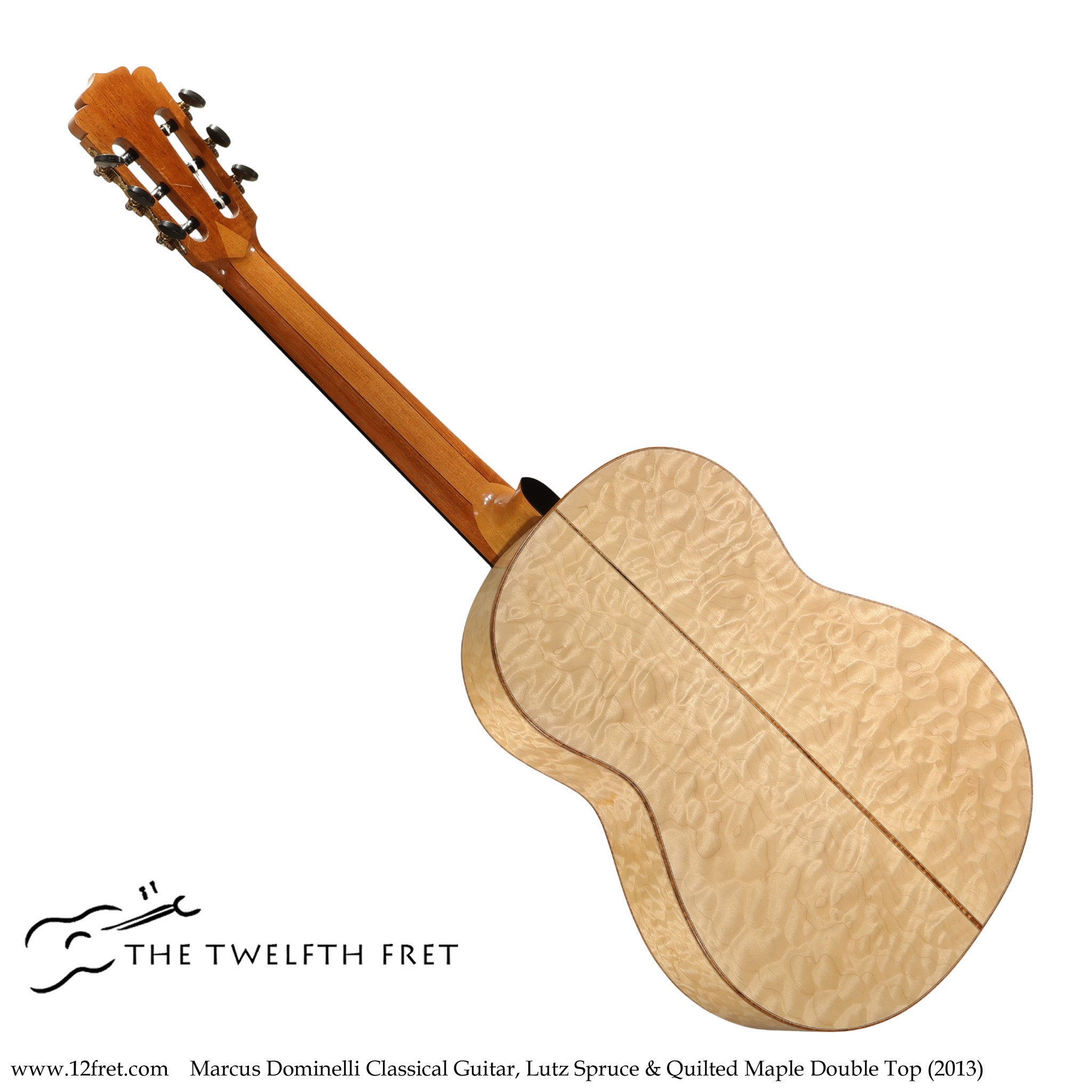 Marcus Dominelli Classical Guitar, Lutz Spruce & Quilted Maple Double Top (2013) - The Twelfth Fret
