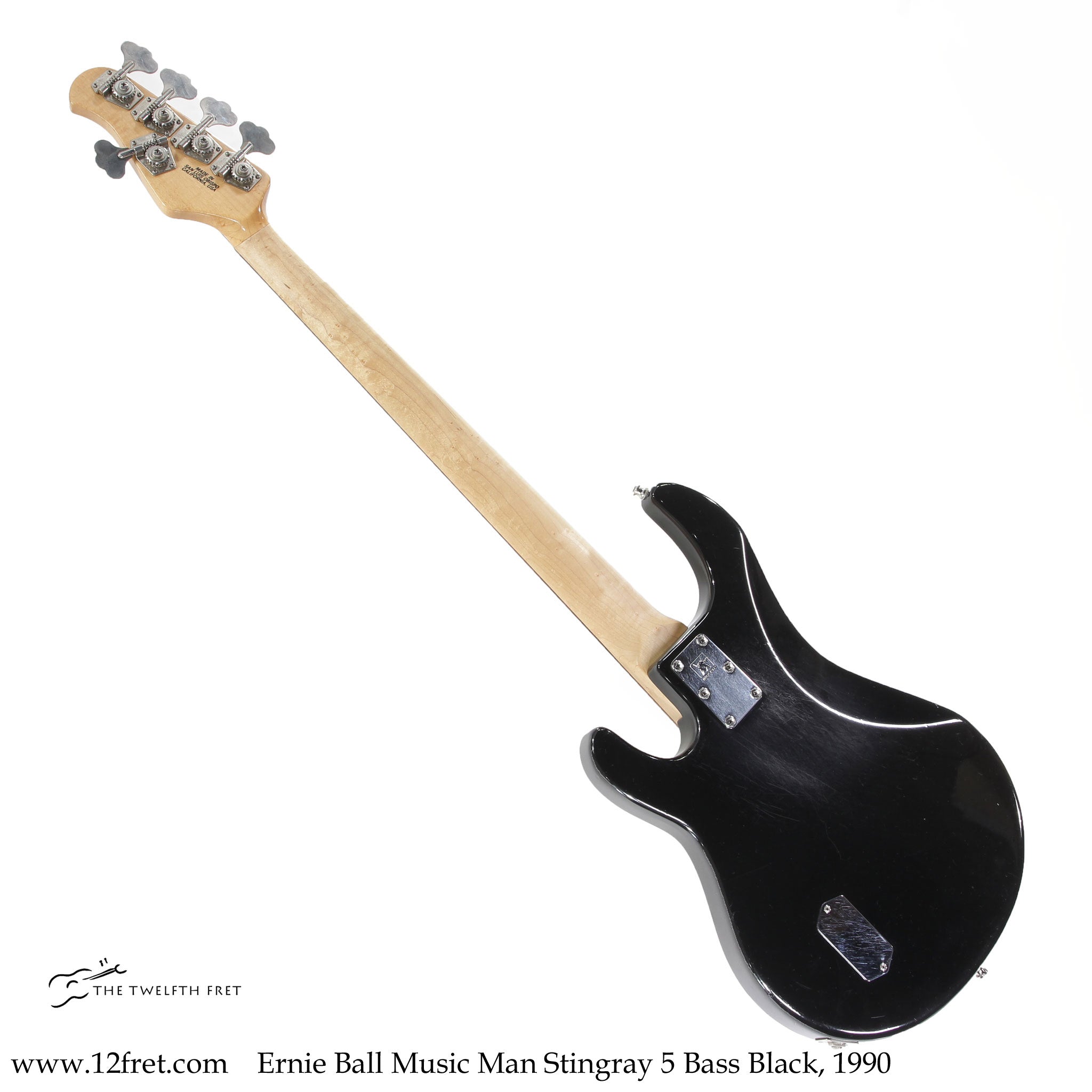 Ernie Ball Music Man Stingray 5 Bass Black, 1990 - The Twelfth Fret