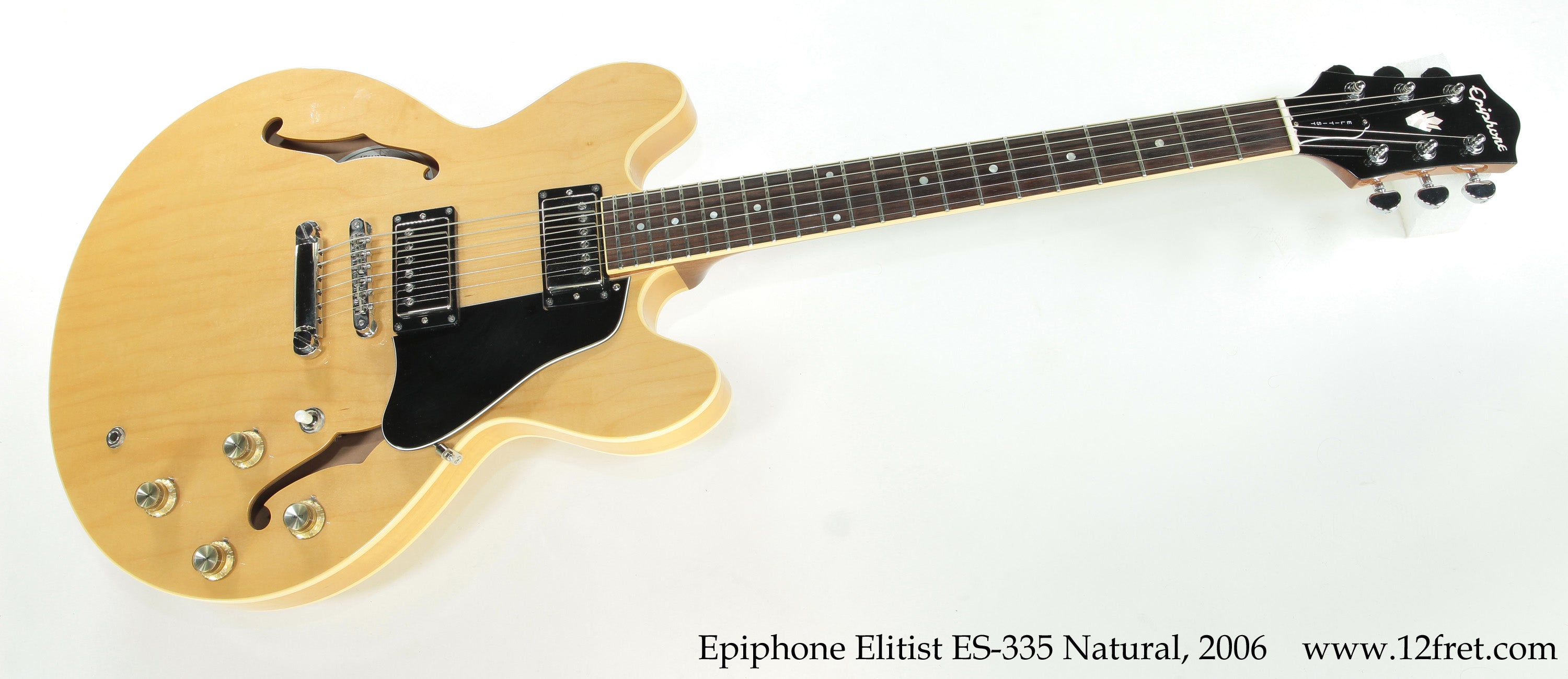 Epiphone Elitist ES-335 Natural, 2006 - The Twelfth Fret