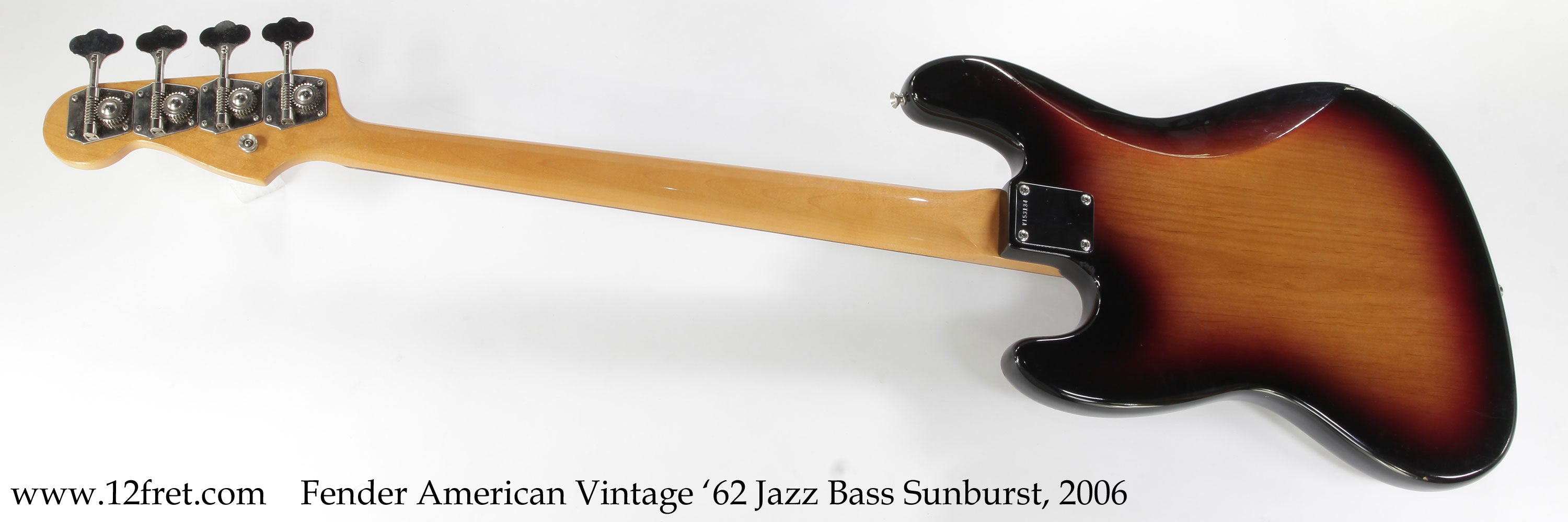 Fender American Vintage '62 Jazz Bass Sunburst, 2006 - The Twelfth Fret