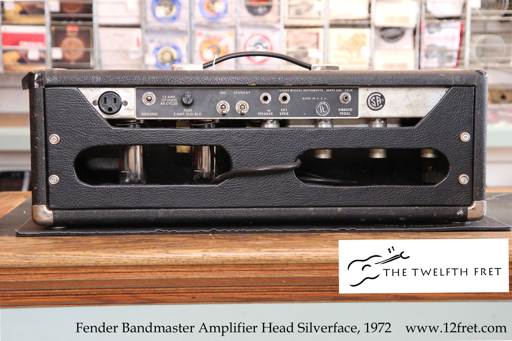 Fender Bandmaster Amplifier Head Silverface, 1972 - The Twelfth Fret