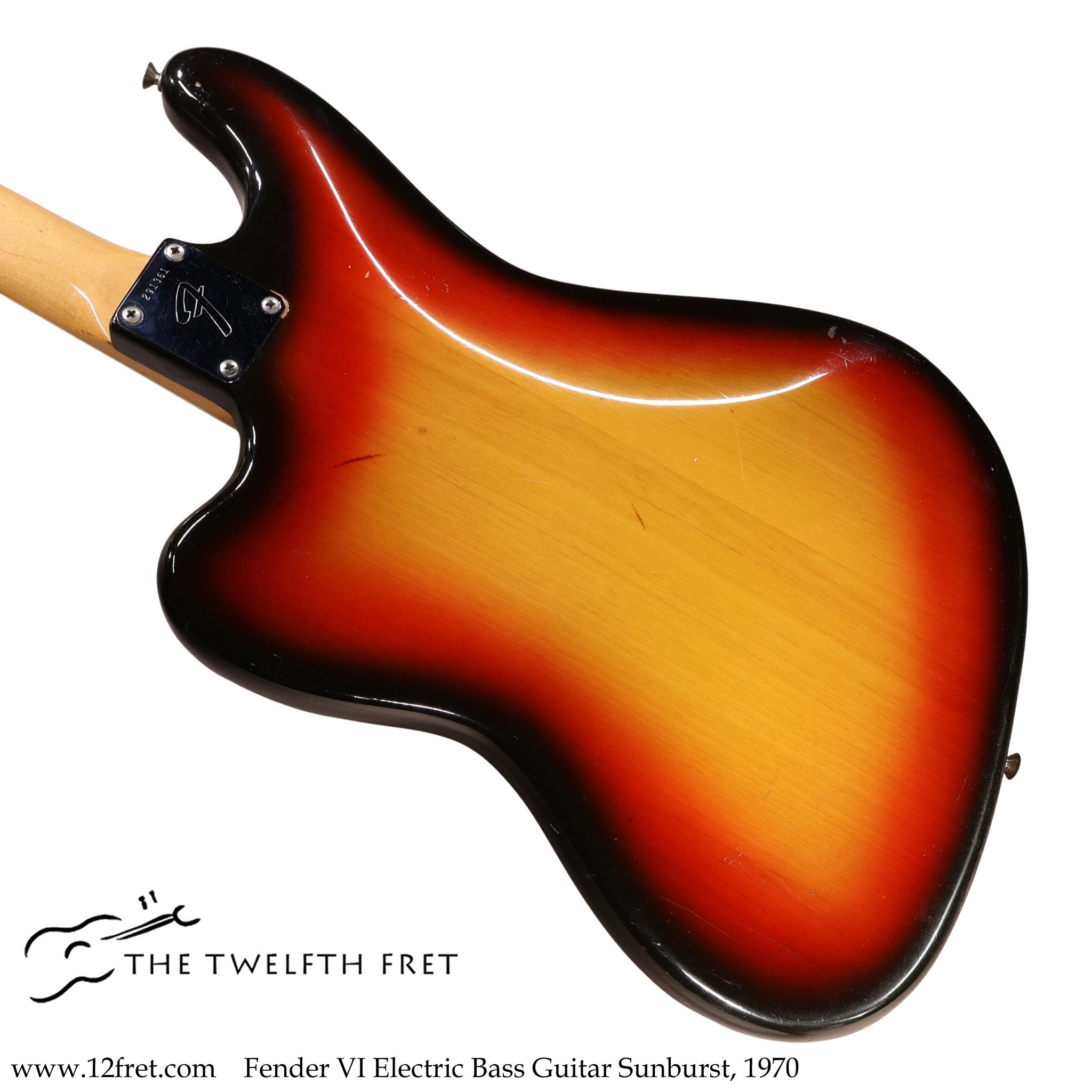 Fender VI Electric Bass Guitar Sunburst, 1970 - The Twelfth Fret