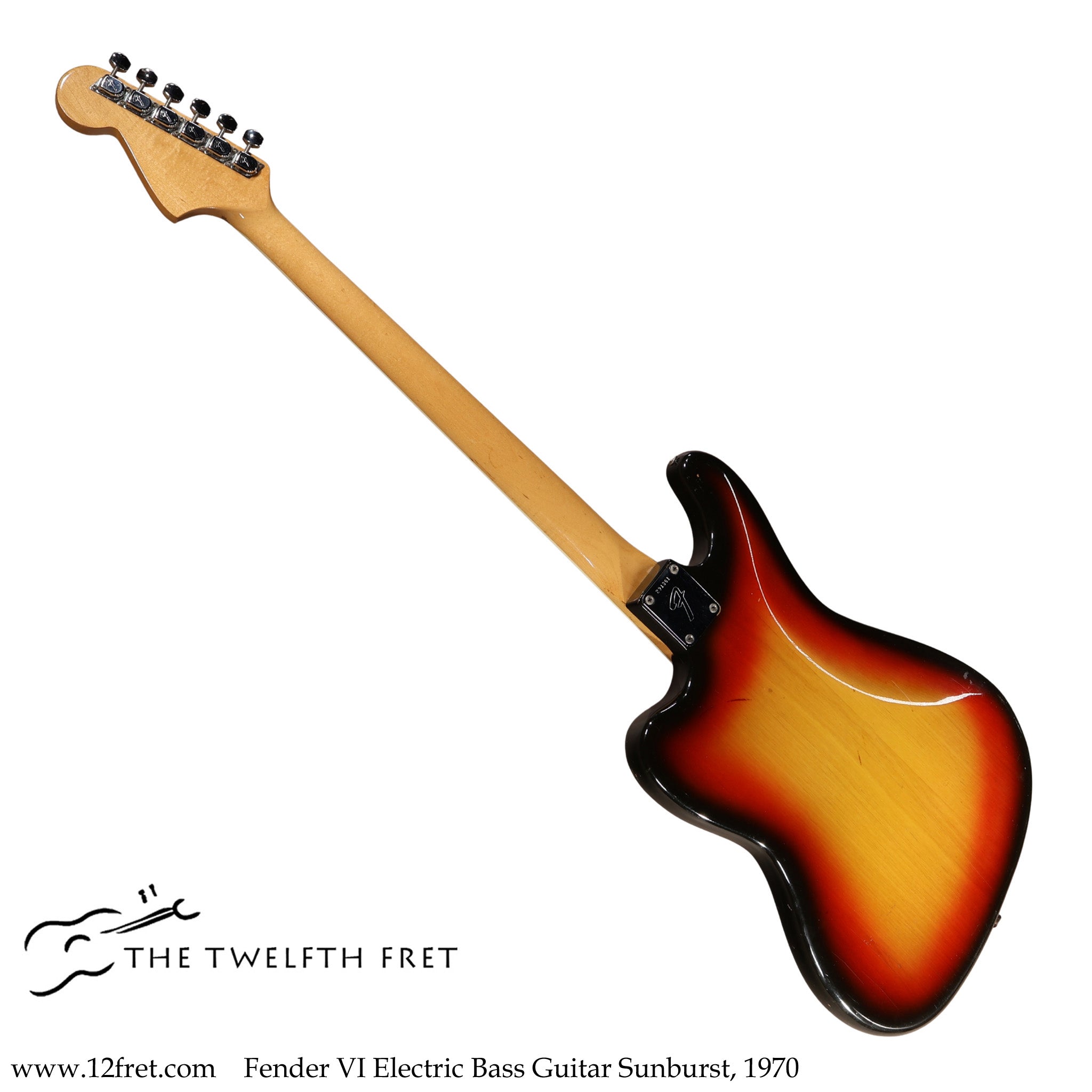Fender VI Electric Bass Guitar Sunburst, 1970 - The Twelfth Fret