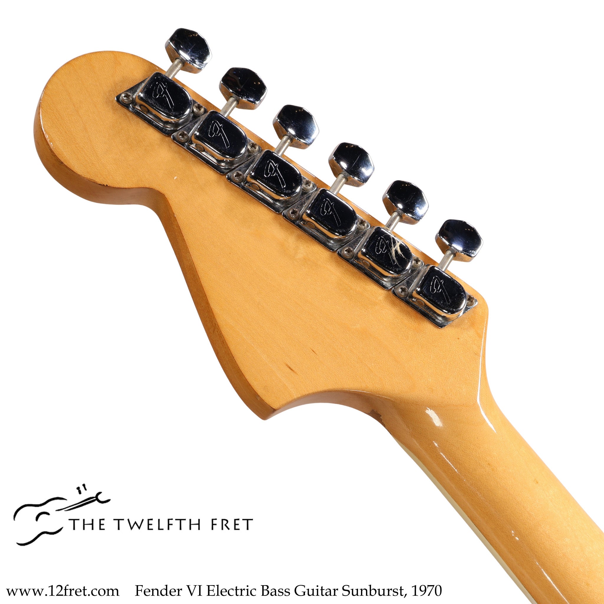 Fender VI Electric Bass Guitar Sunburst, 1970 - The Twelfth Fret