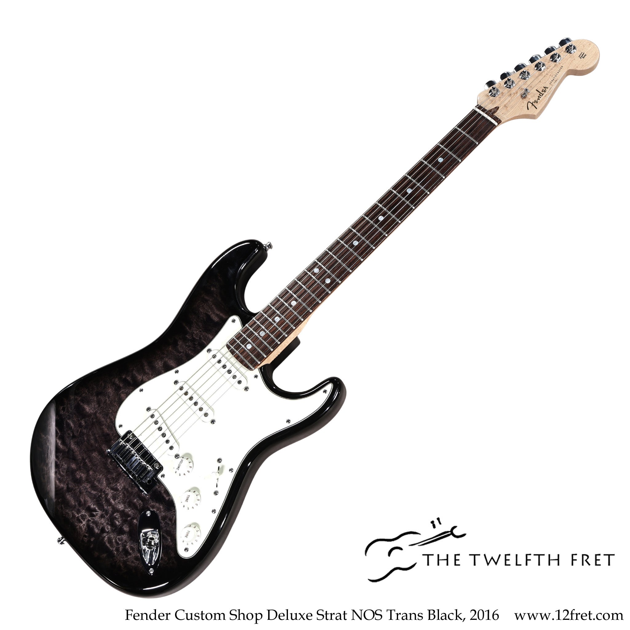 Fender Custom Shop Deluxe Strat NOS Trans Black, 2016 - The Twelfth Fret