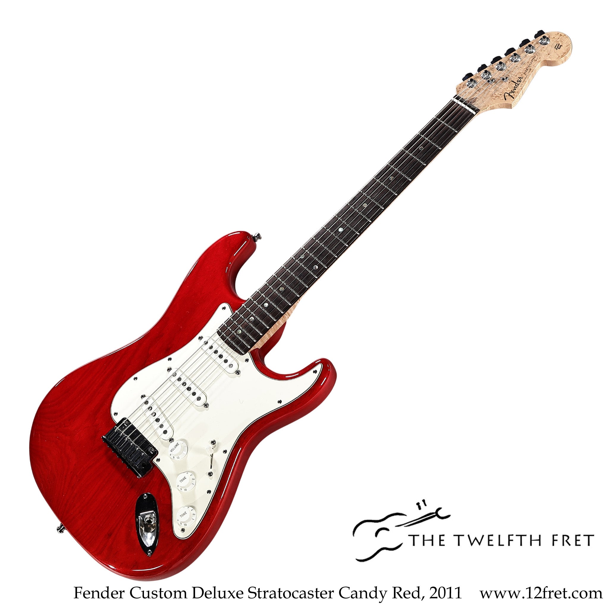 Fender Custom Deluxe Stratocaster Candy Red, 2011 - The Twelfth Fret