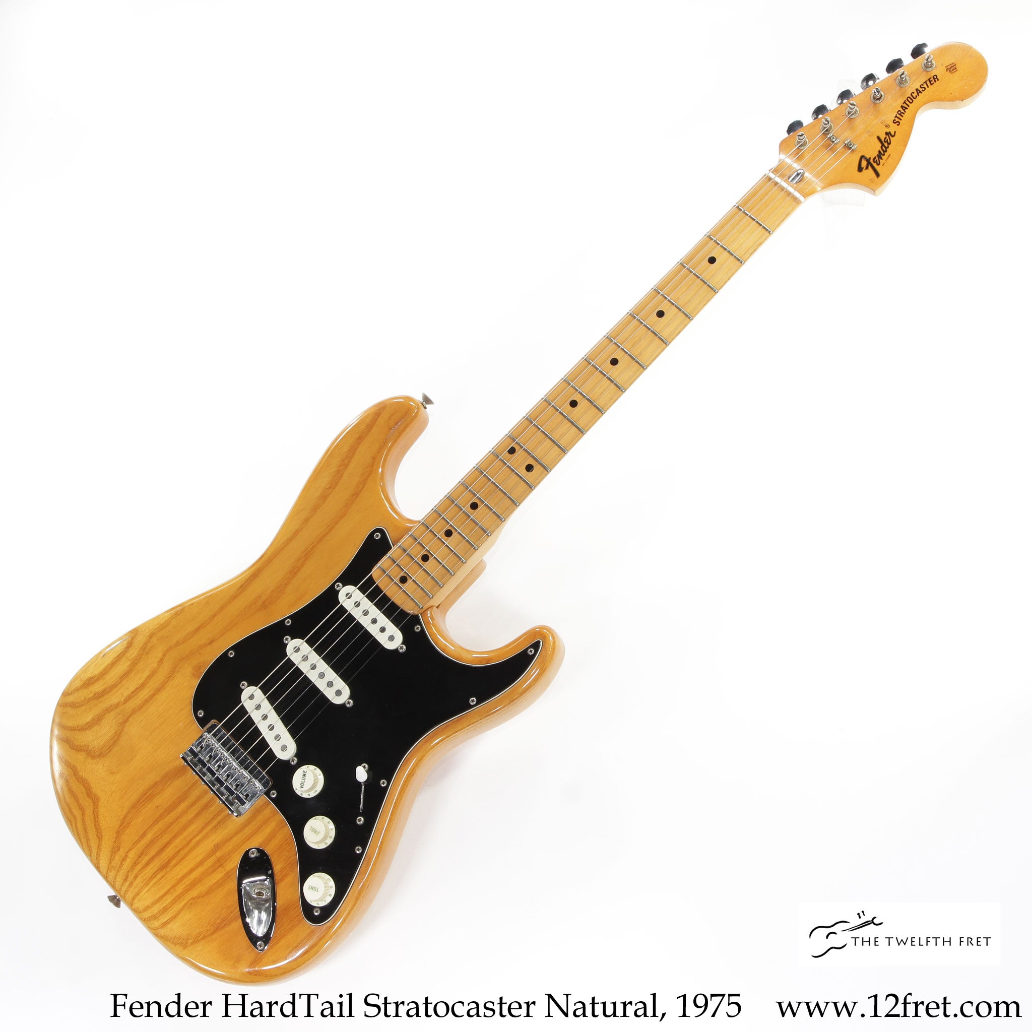 Fender HardTail Stratocaster Electric GuitarNatural, 1975 - The Twelfth Fret