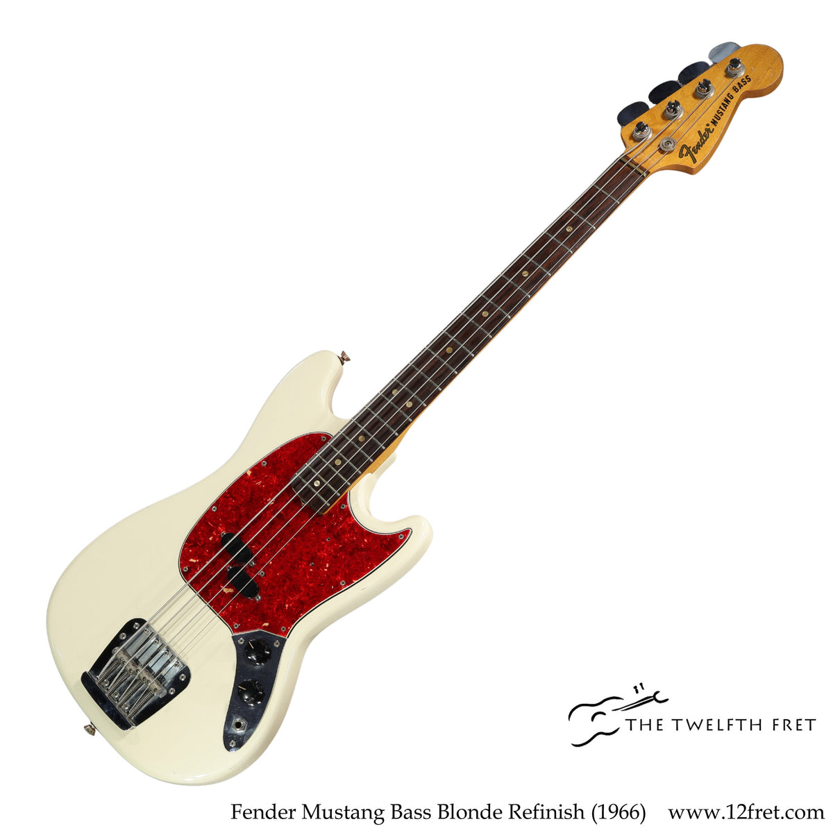 Fender Mustang Bass Blonde Refinish (1966) - The Twelfth Fret