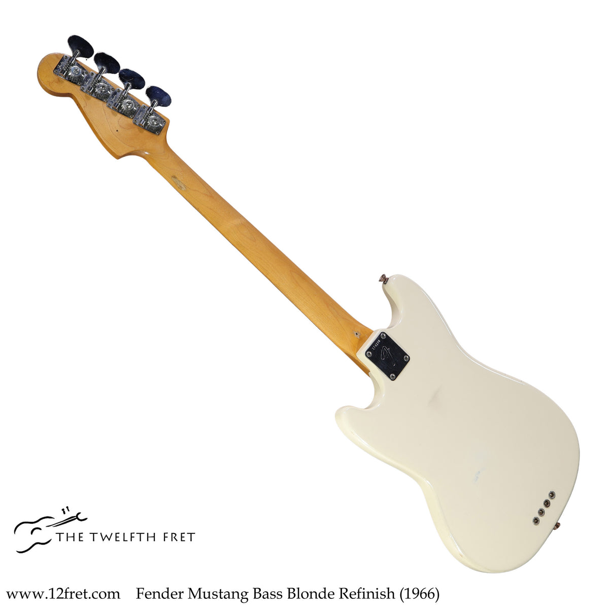 Fender Mustang Bass Blonde Refinish (1966) - The Twelfth Fret