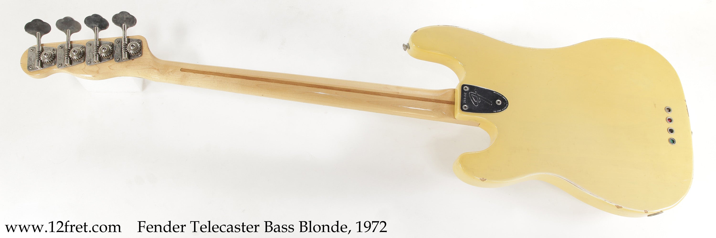 Fender Telecaster Bass Blonde, 1972 - The Twelfth Fret