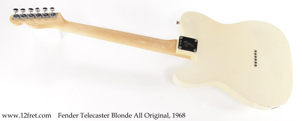 Fender Telecaster Blonde All Original, 1968  - The Twelfth Fret