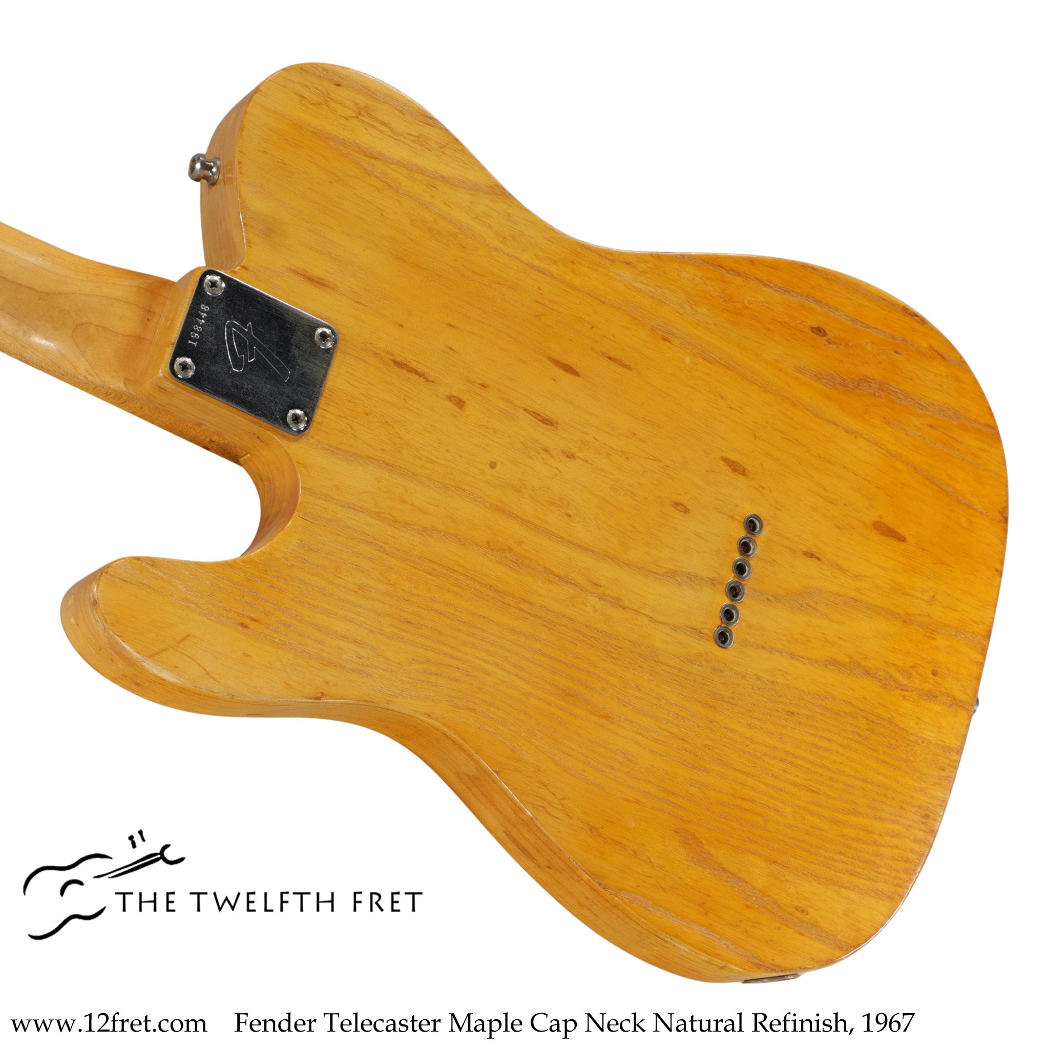 Fender Telecaster Maple Cap Neck Natural Refinish, 1967 - The Twelfth Fret