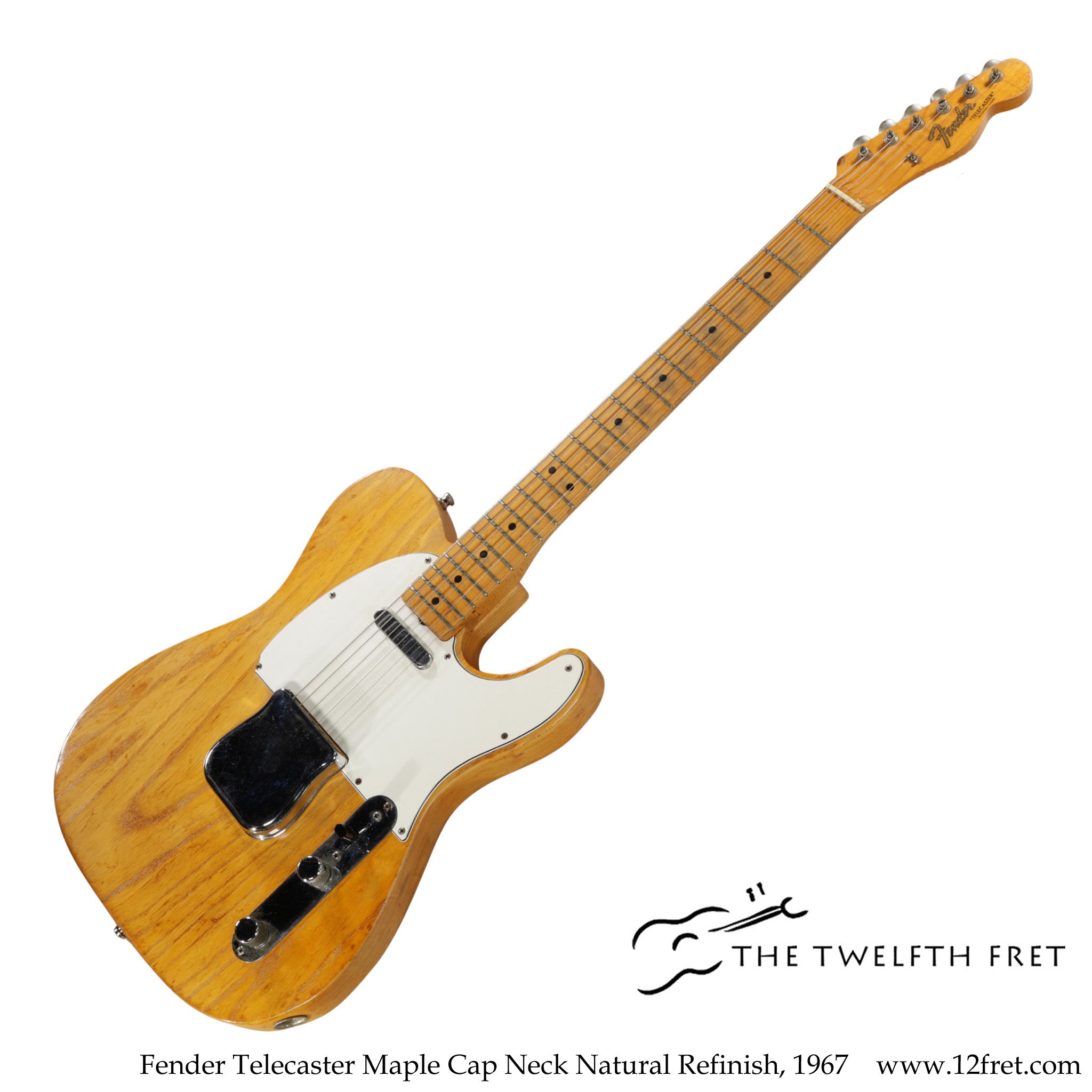 Fender Telecaster Maple Cap Neck Natural Refinish, 1967 - The Twelfth Fret