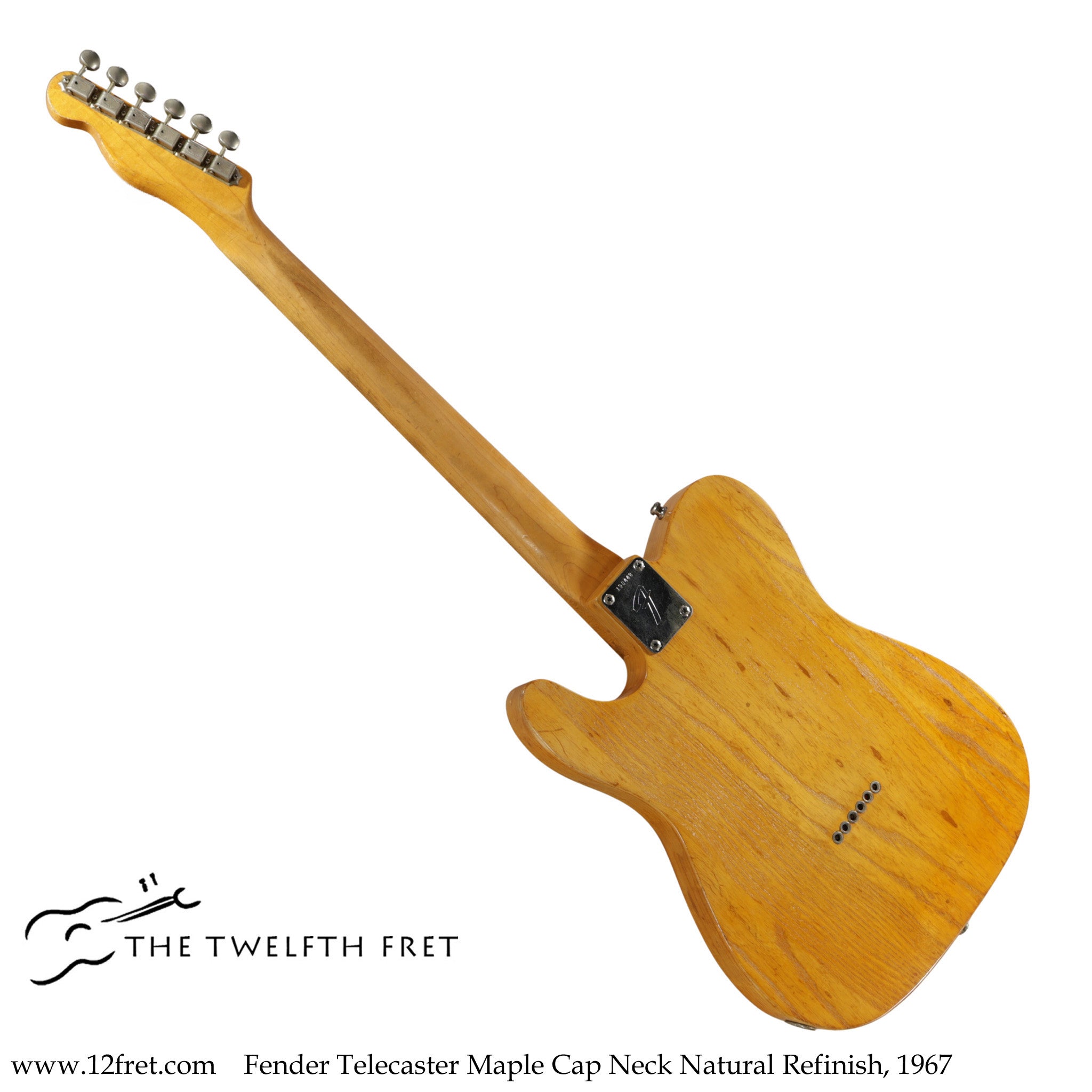 Fender Telecaster Maple Cap Neck Natural Refinish, 1967 - The Twelfth Fret