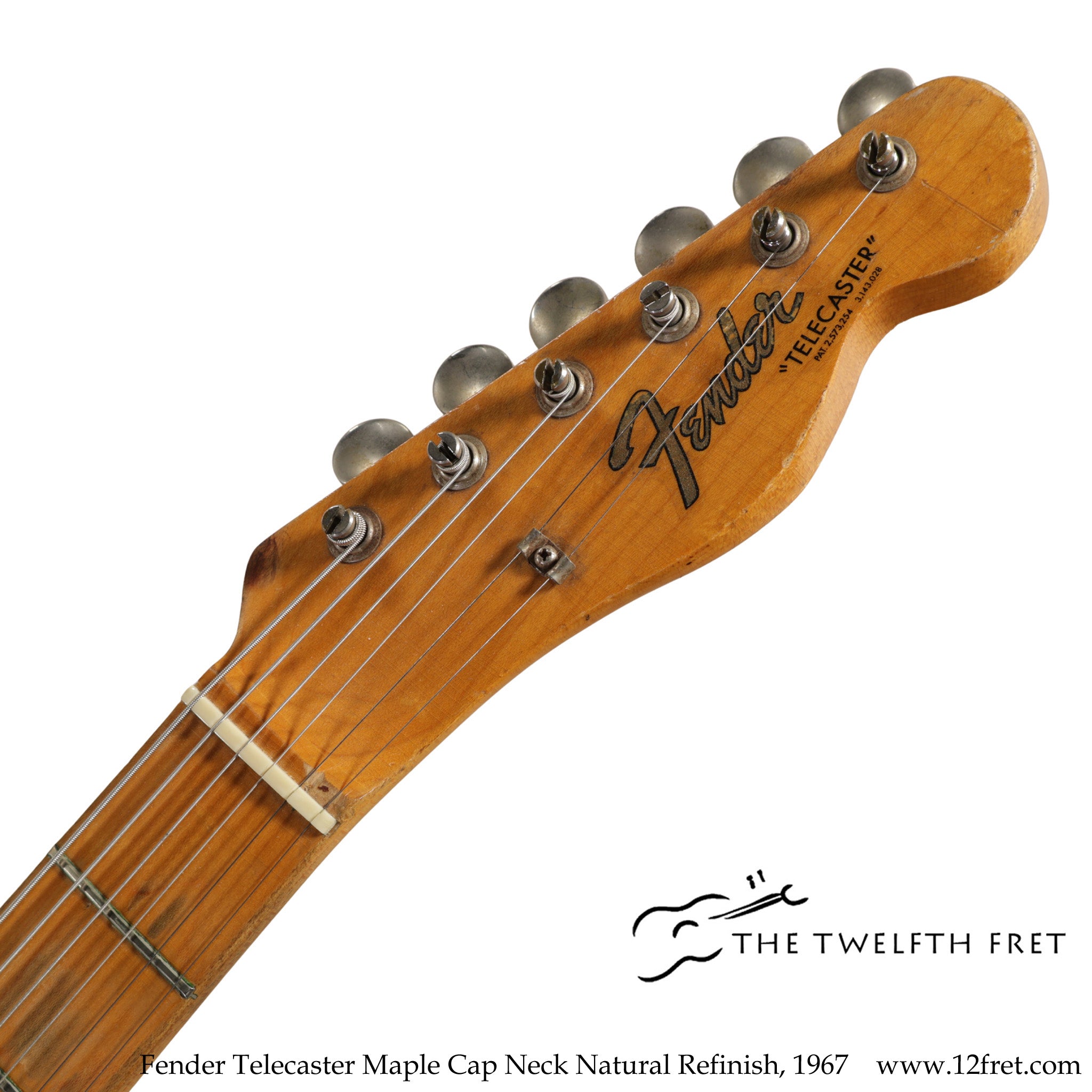 Fender Telecaster Maple Cap Neck Natural Refinish, 1967 - The Twelfth Fret