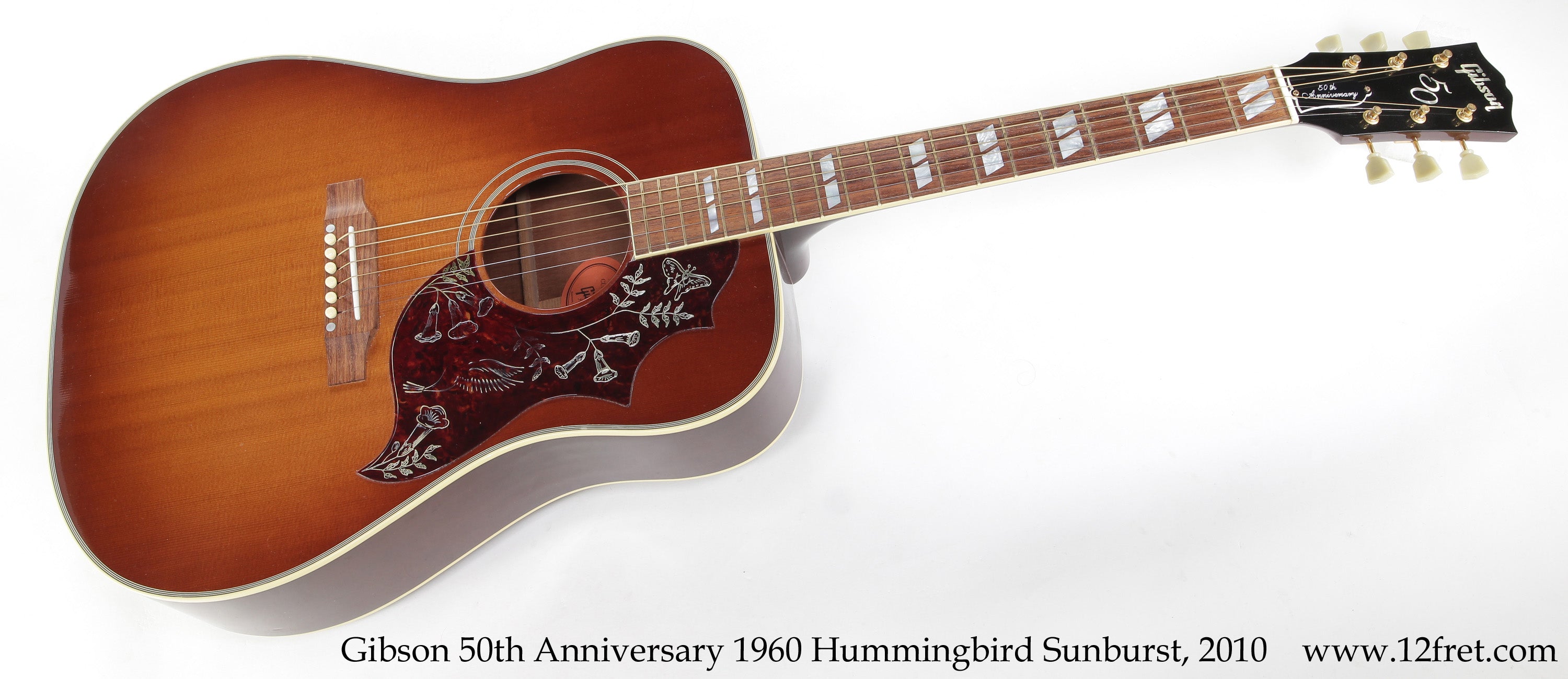 Gibson 50th Anniversary 1960 Hummingbird Sunburst, 2010  - The Twelfth Fret