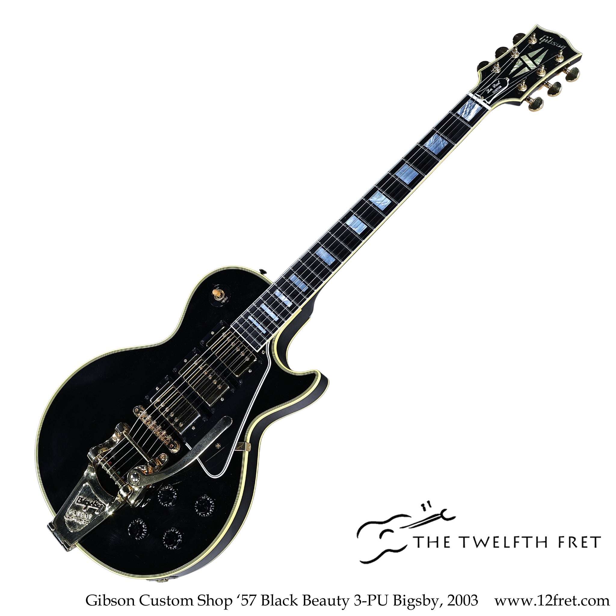 Gibson Custom Shop '57 Black Beauty 3-PU Bigsby, 2003 - The Twelfth Fret