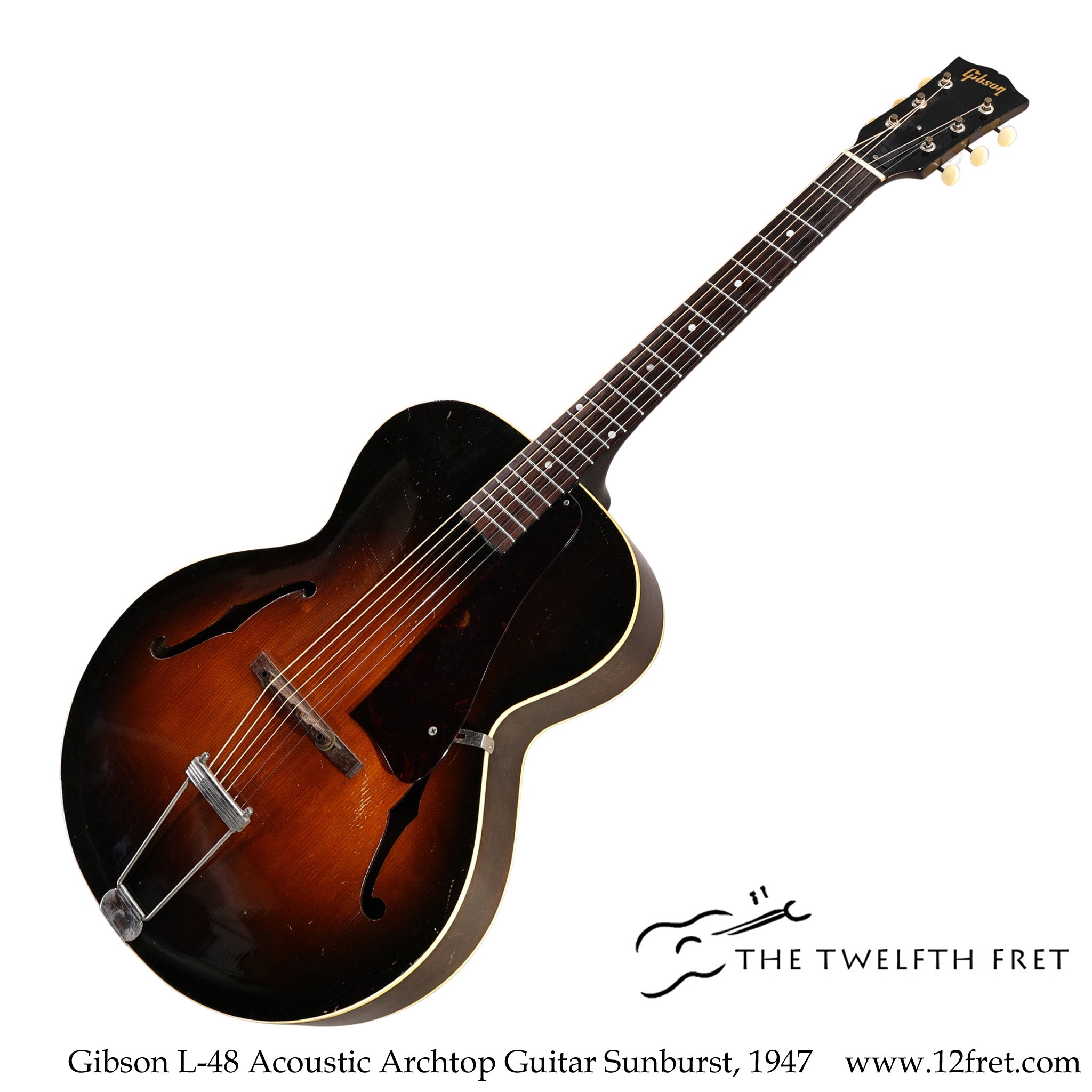 Gibson L-48 Acoustic Archtop Guitar Sunburst, 1947 - The Twelfth Fret
