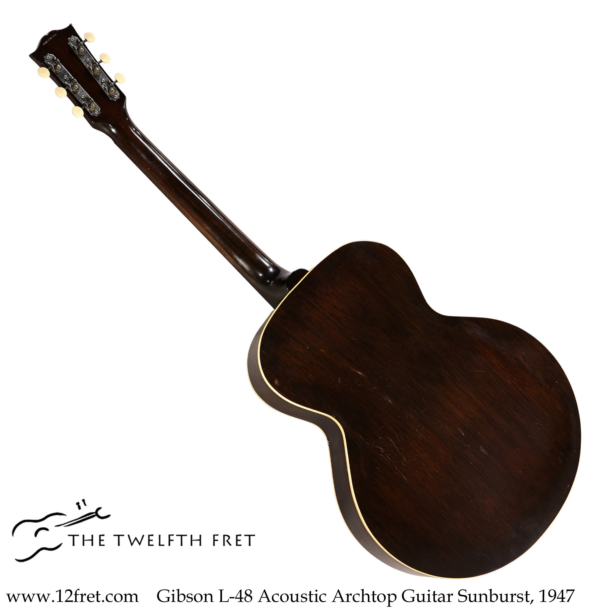 Gibson L-48 Acoustic Archtop Guitar Sunburst, 1947 - The Twelfth Fret