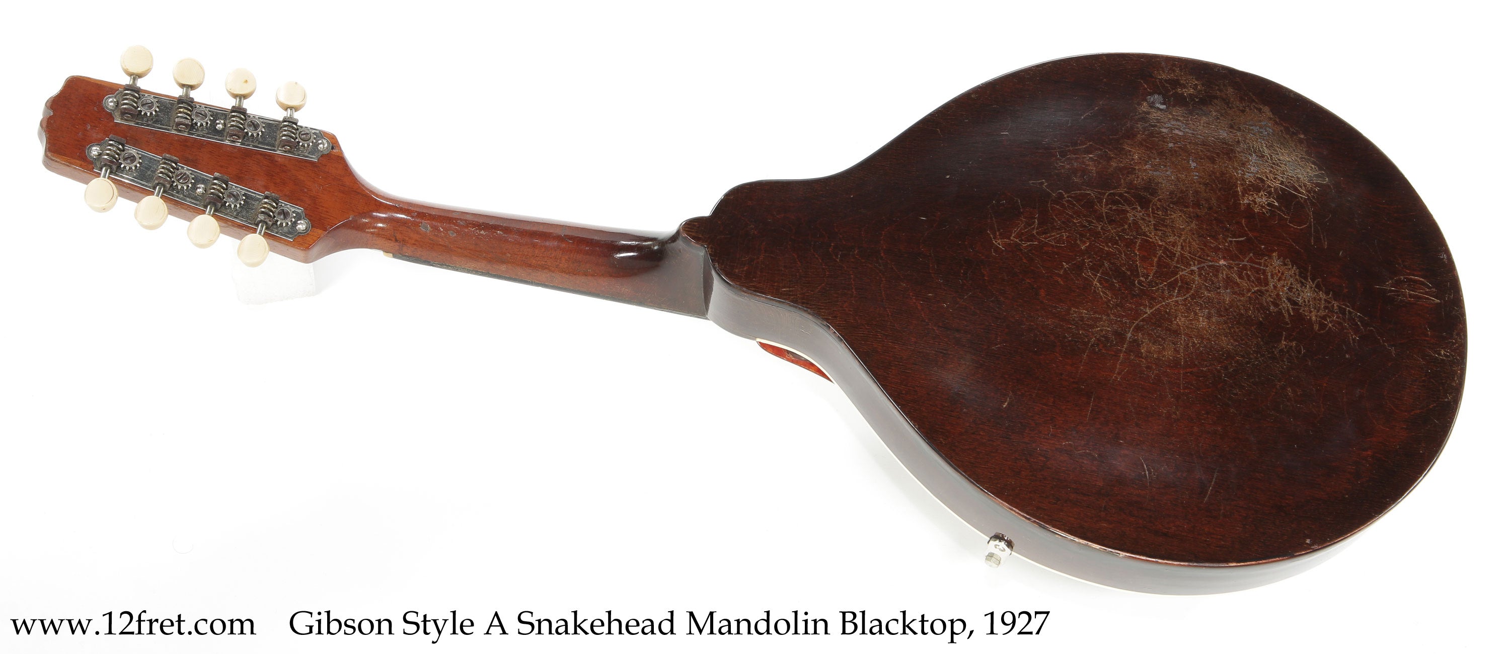 Gibson Style A Snakehead Mandolin Blacktop, 1927 - The Twelfth Fret