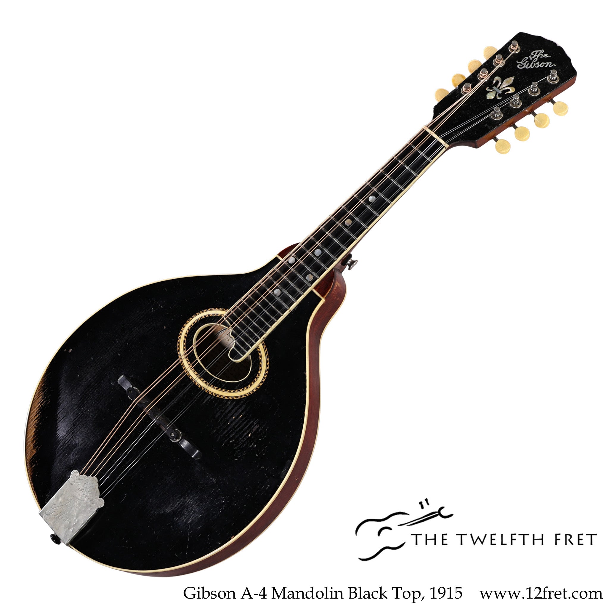 Gibson A-4 Mandolin Black Top, 1915 - The Twelfth Fret