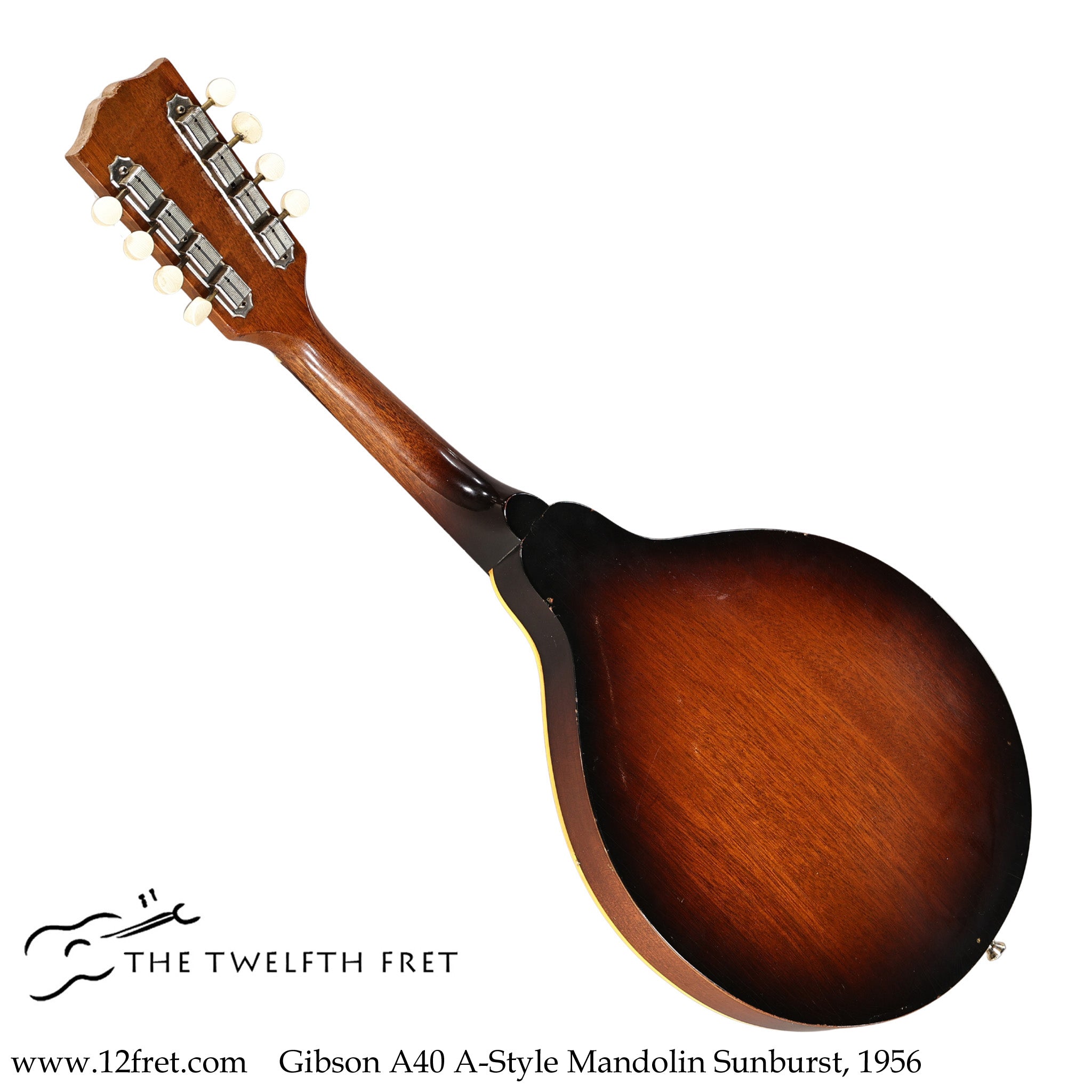 Gibson A40 A-Style Mandolin Sunburst, 1956 - The Twelfth Fret