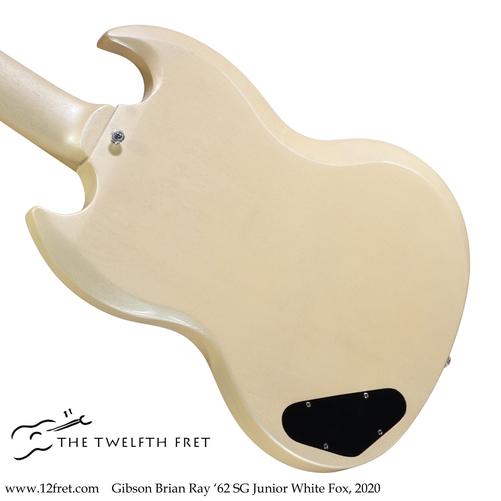 Gibson Brian Ray '62 SG Junior White Fox, 2020 - The Twelfth Fret